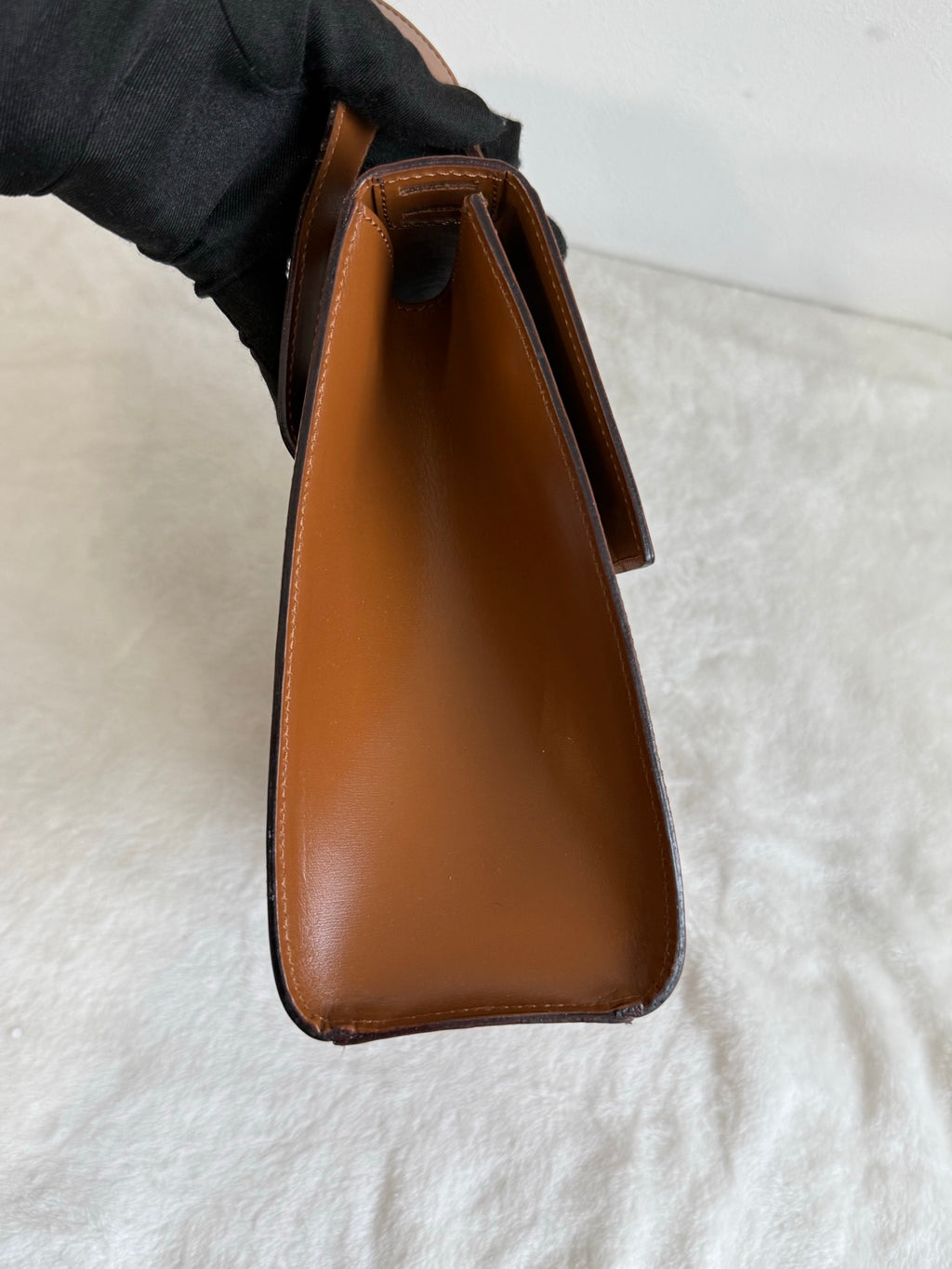 CELINE Box Handbag (Brown)