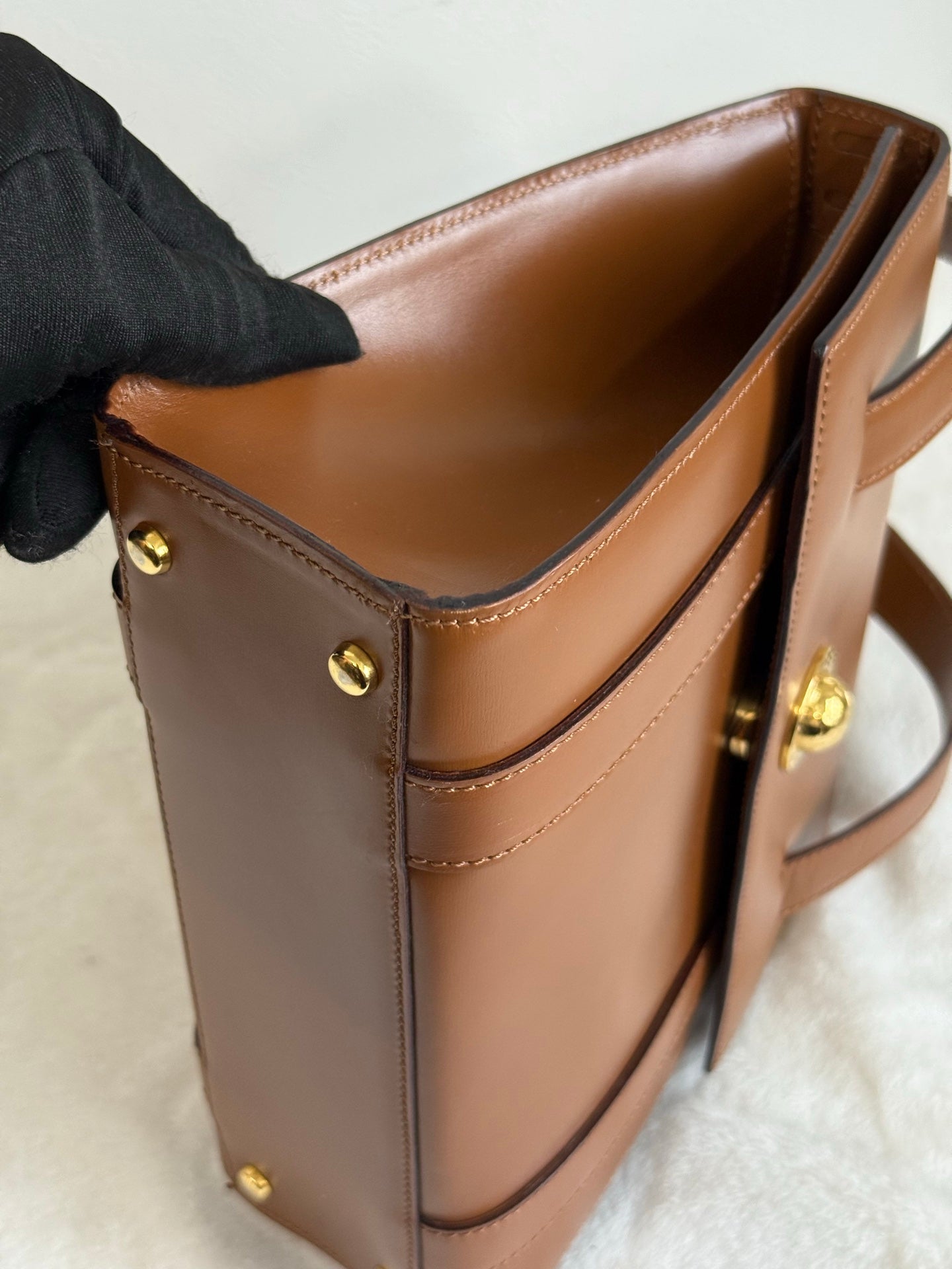CELINE Box Handbag (Brown)