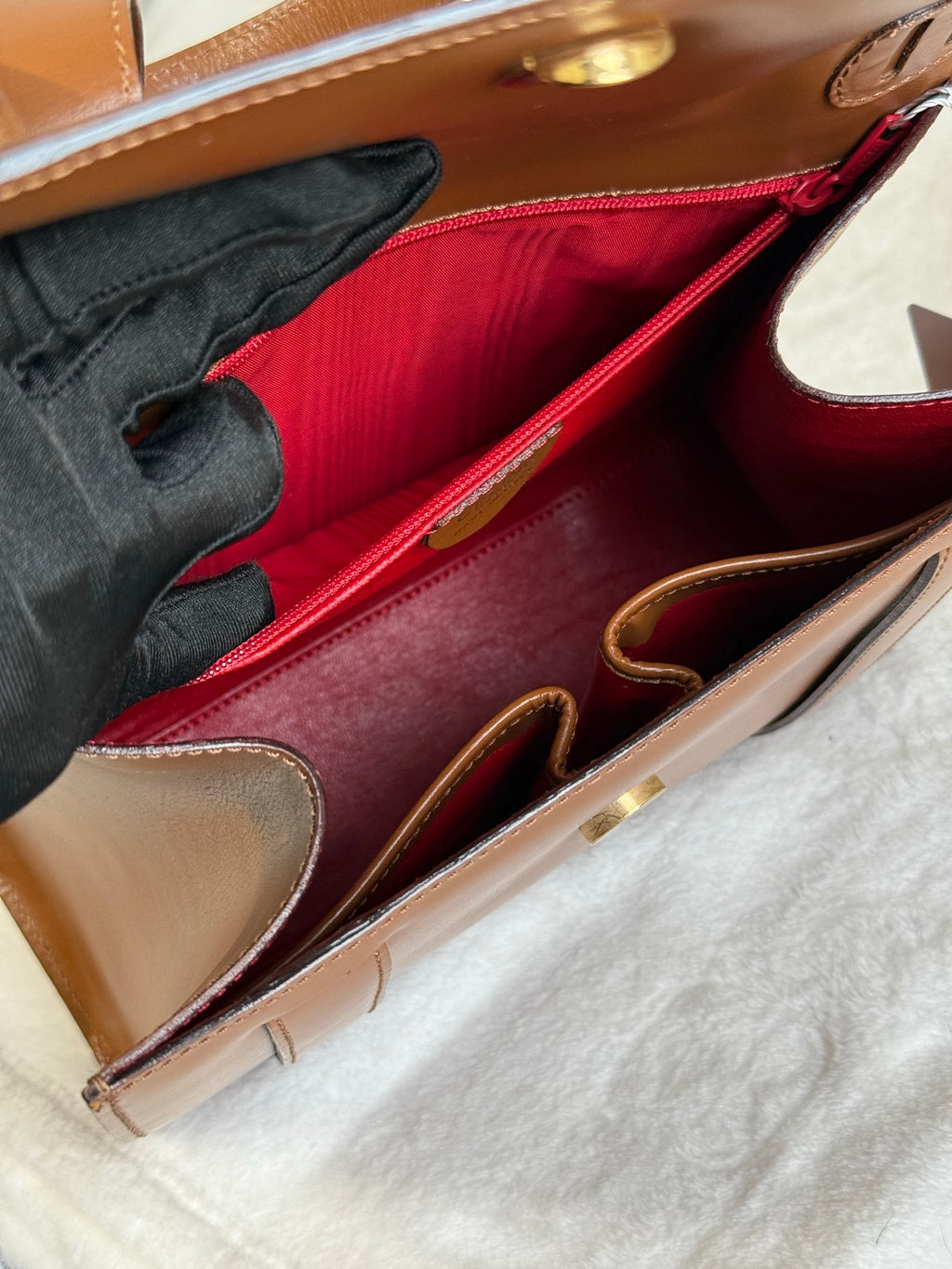 CELINE Box Handbag (Brown)