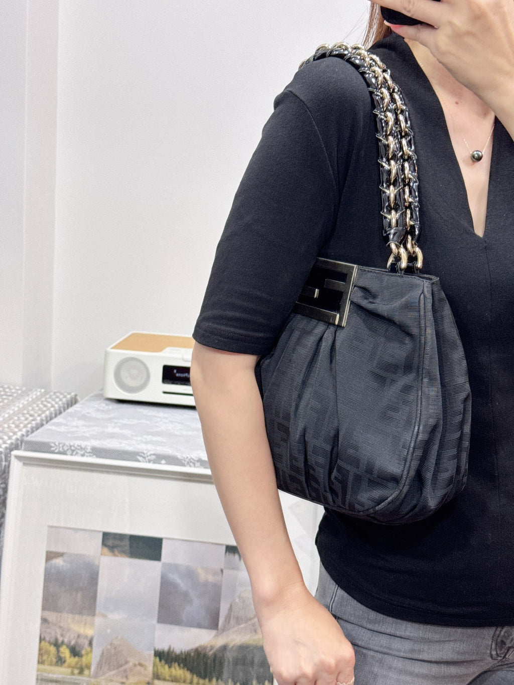 FENDI Chain Hobo bag