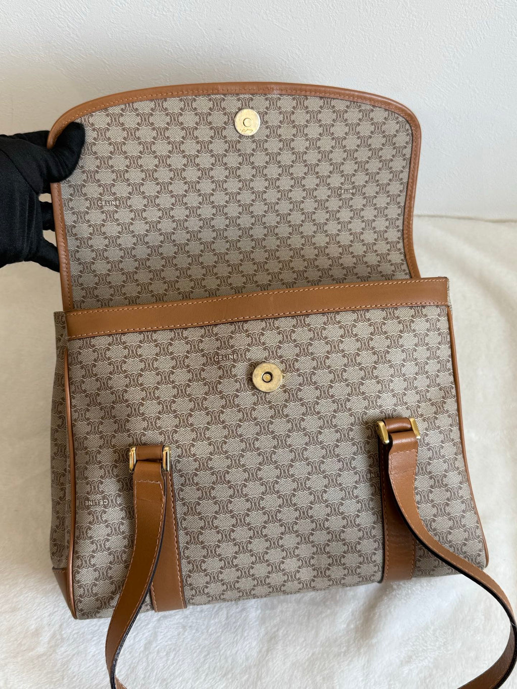 CELINE  Macadam Shoulder bag
