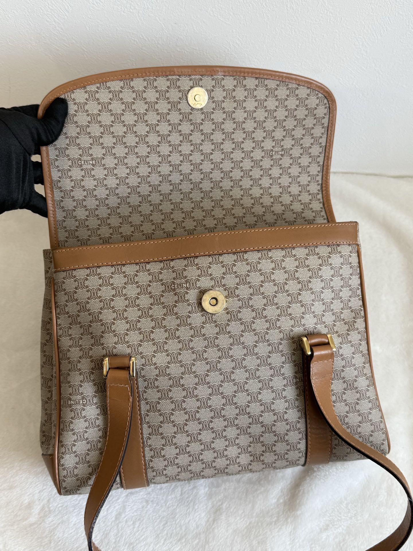 CELINE  Macadam Shoulder bag