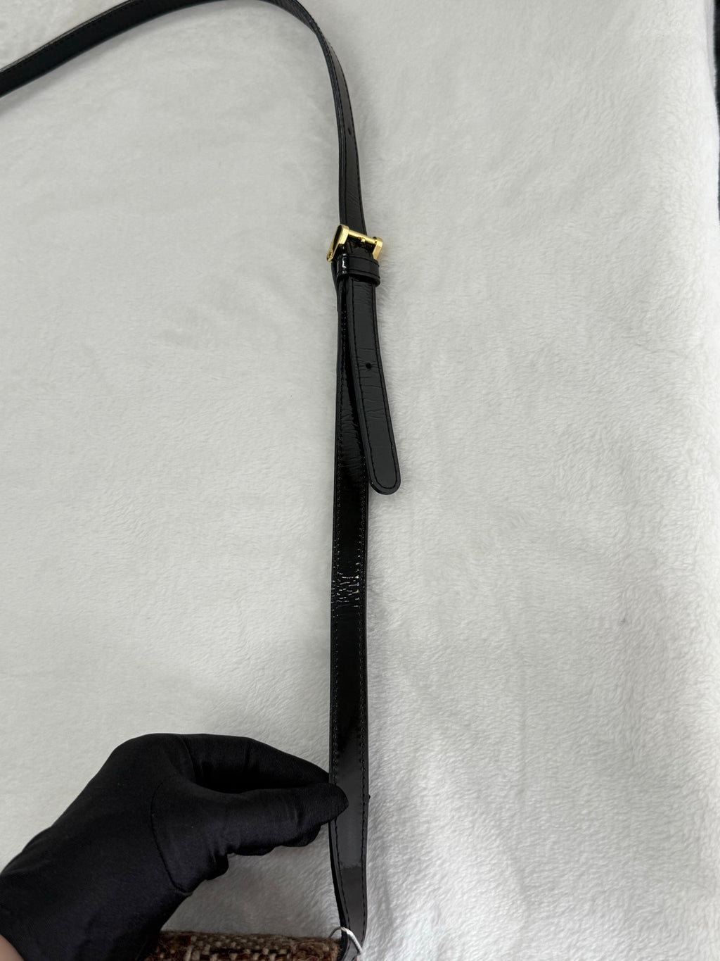 BURBERRY Tweed-check  Shoulder bag