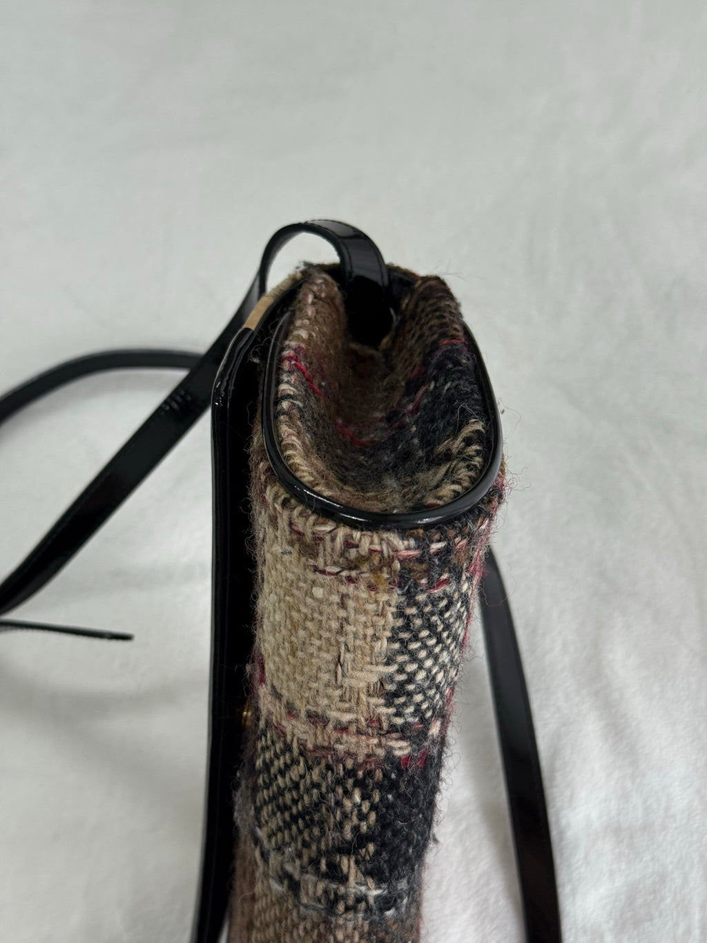 BURBERRY Tweed-check  Shoulder bag