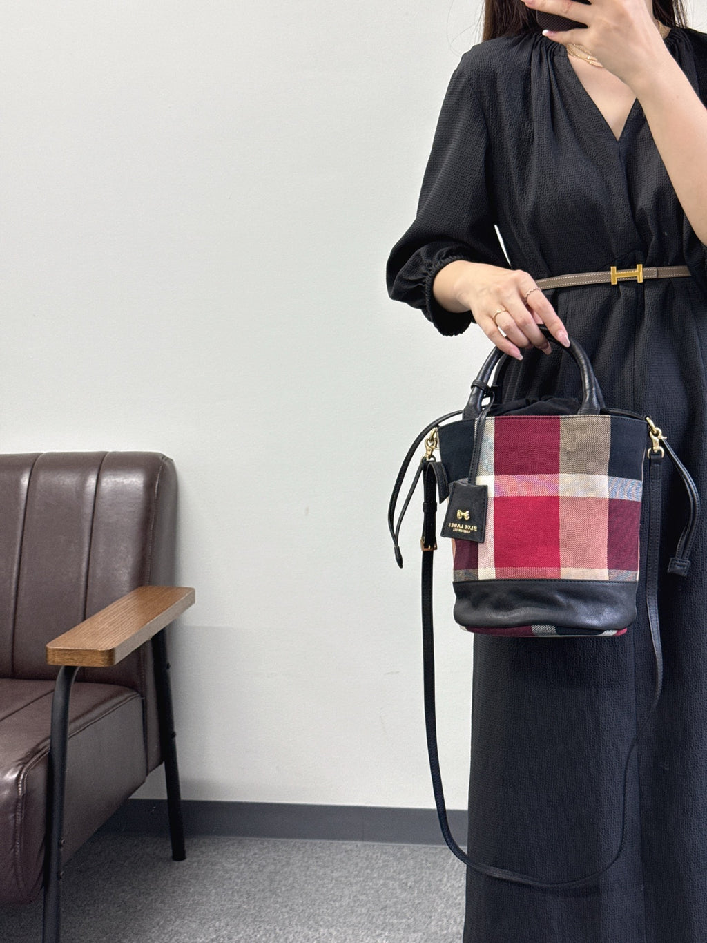 BURBERRY Blue-label Bucket Bag
