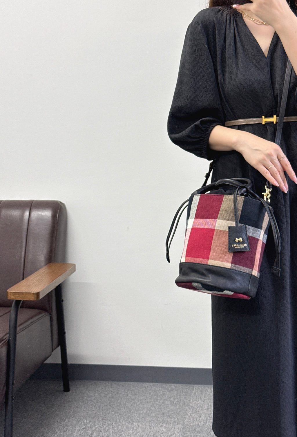 BURBERRY Blue-label Bucket Bag