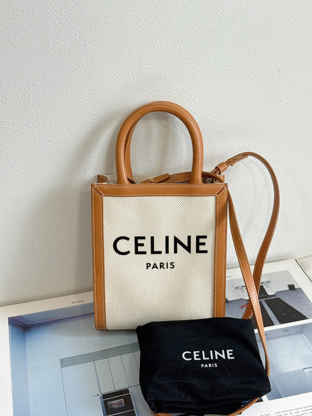 CELINE Mini-Vertical Cabas