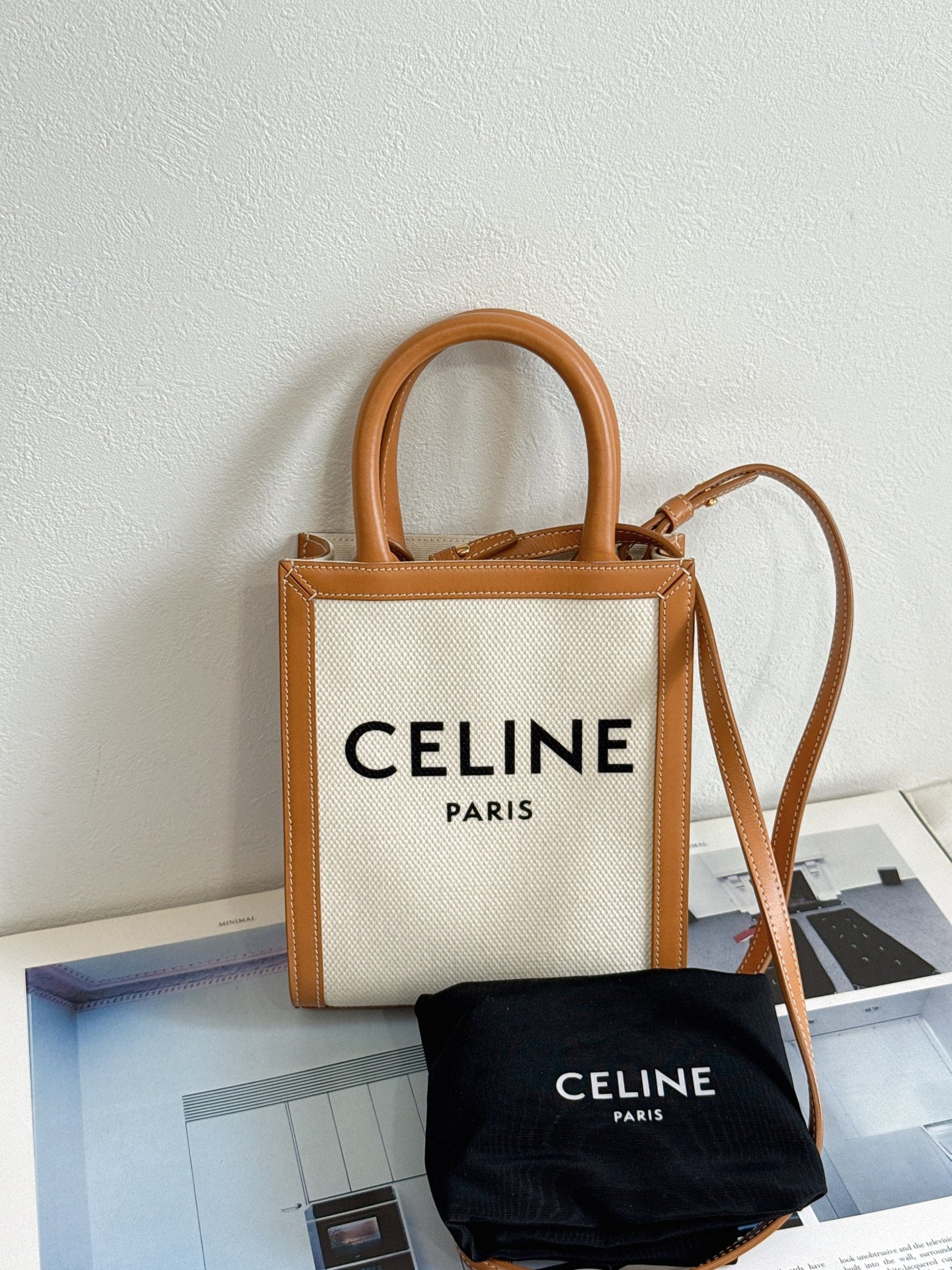 CELINE Mini-Vertical Cabas