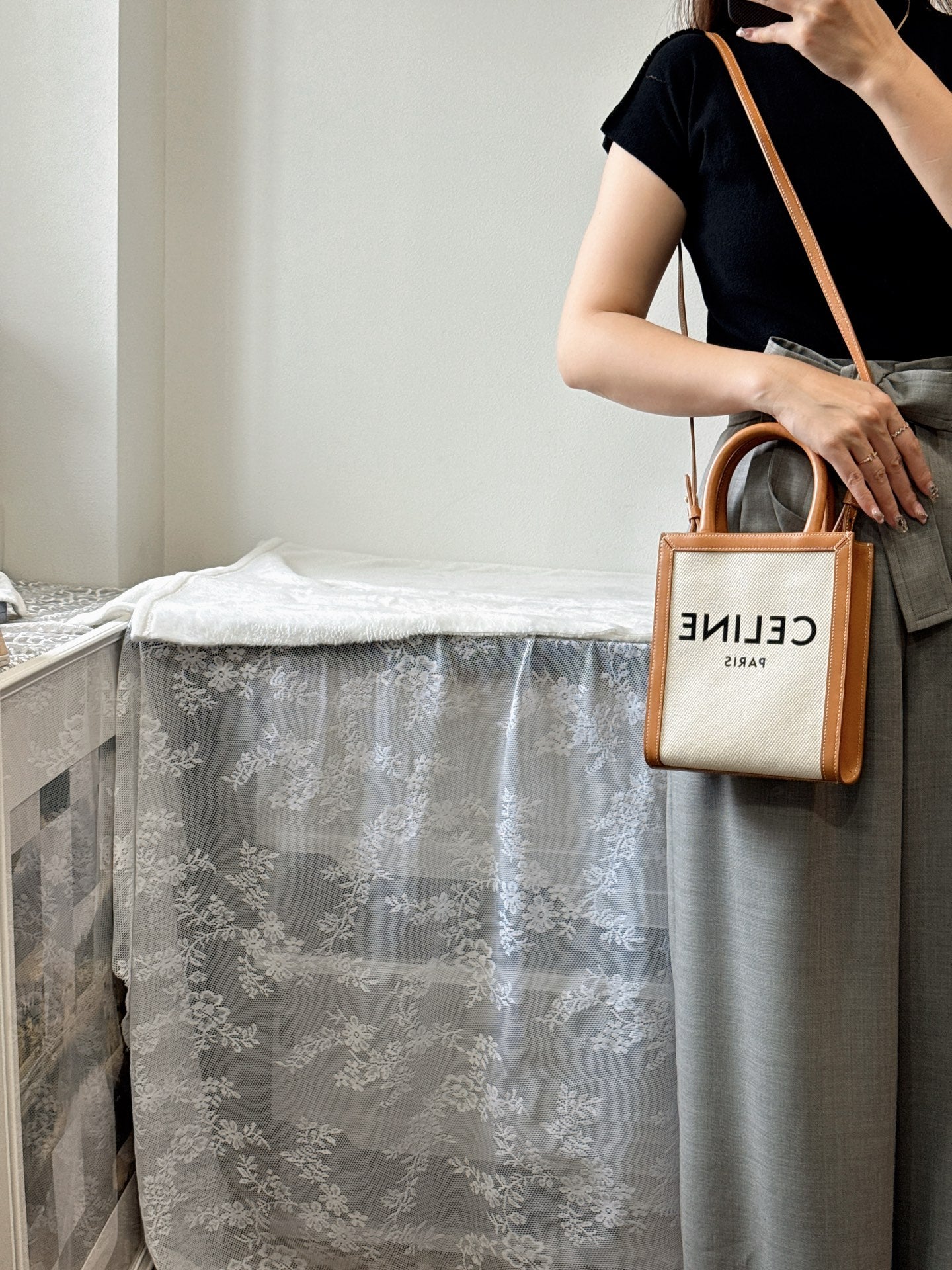CELINE Mini-Vertical Cabas