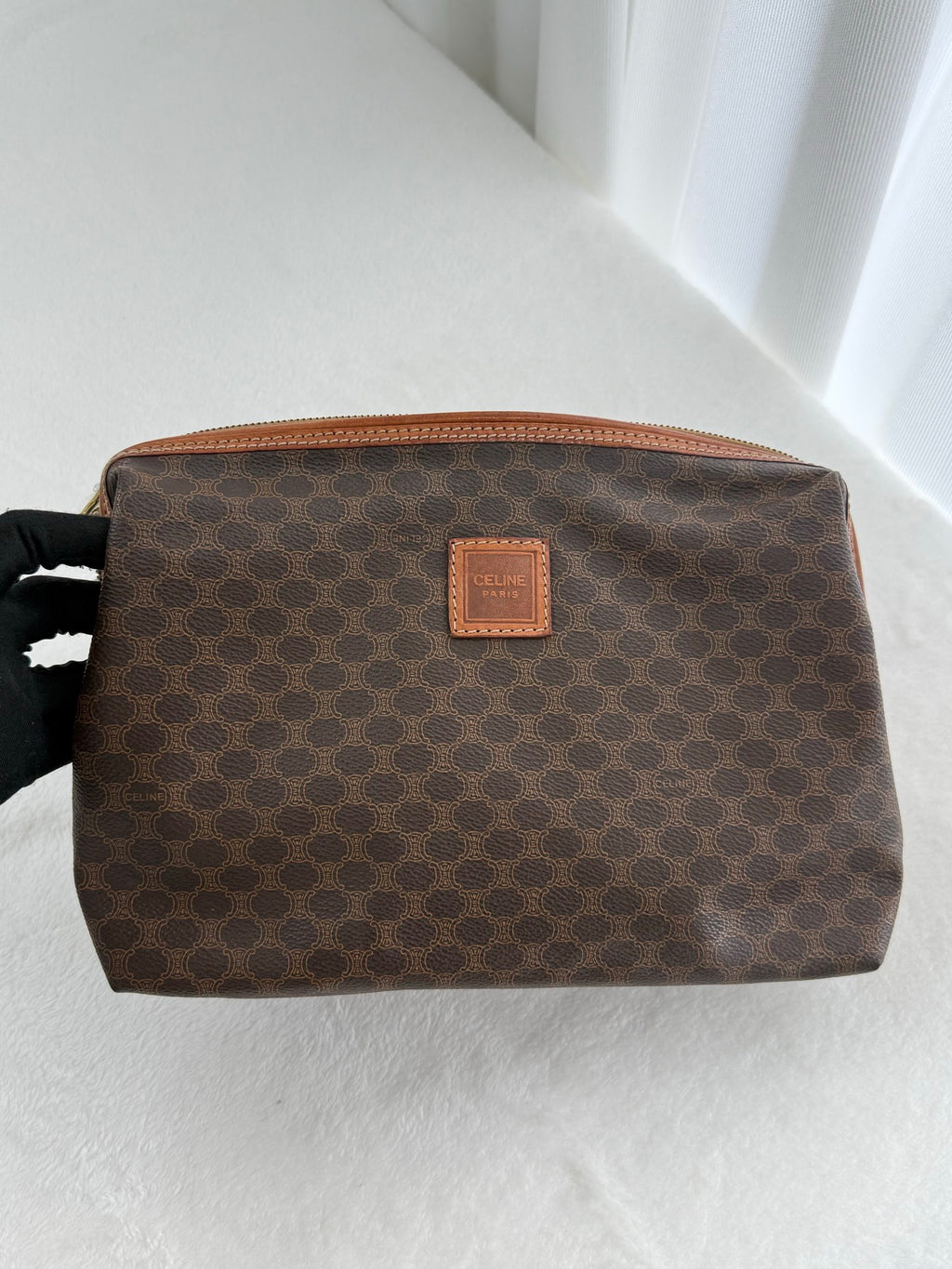 CELINE Macadam Make-up Handbag