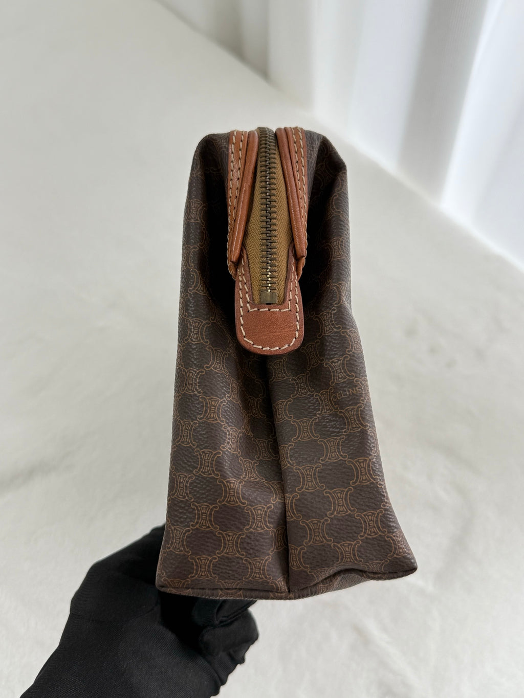 CELINE Macadam Make-up Handbag