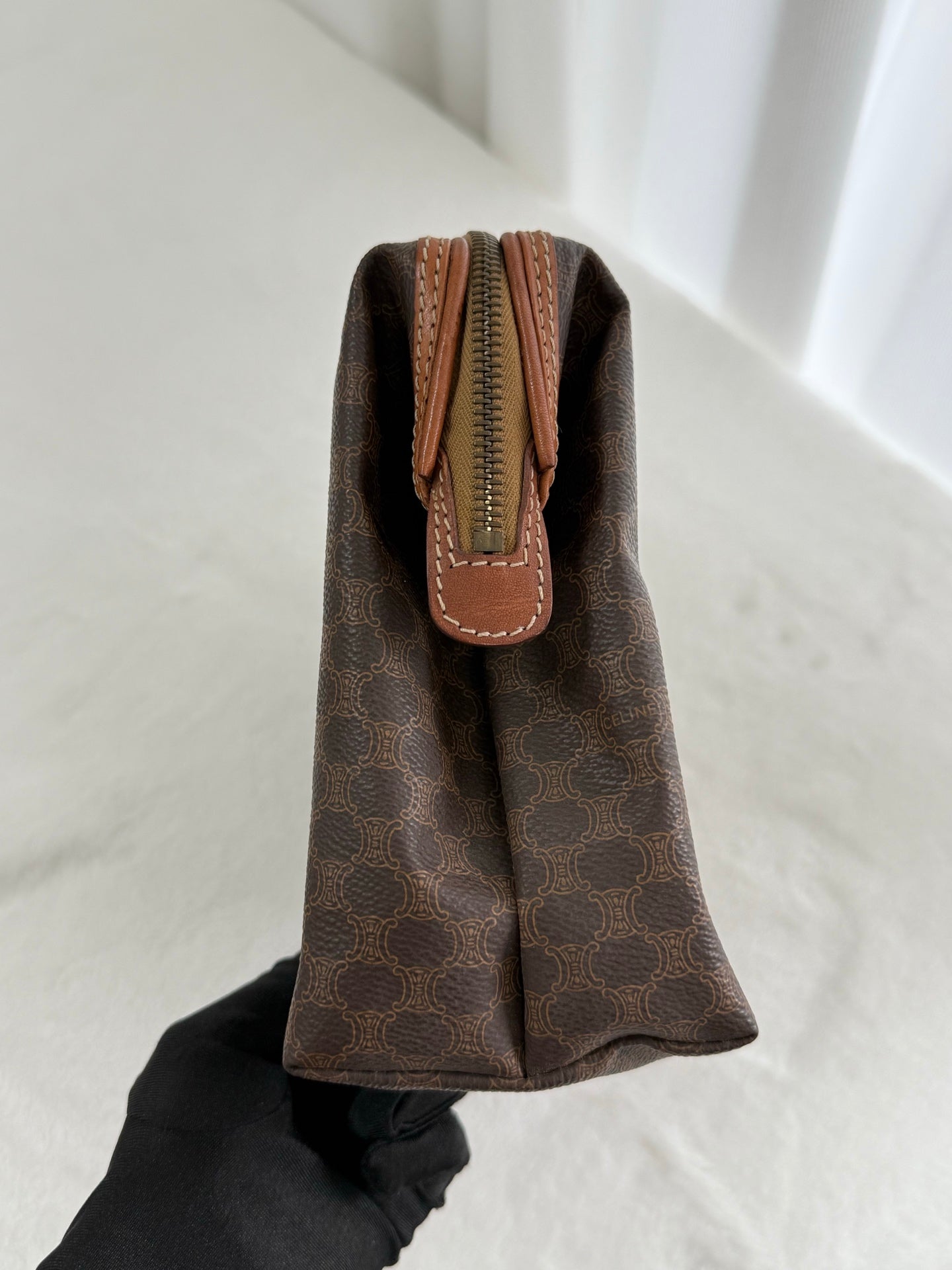 CELINE Macadam Make-up Handbag
