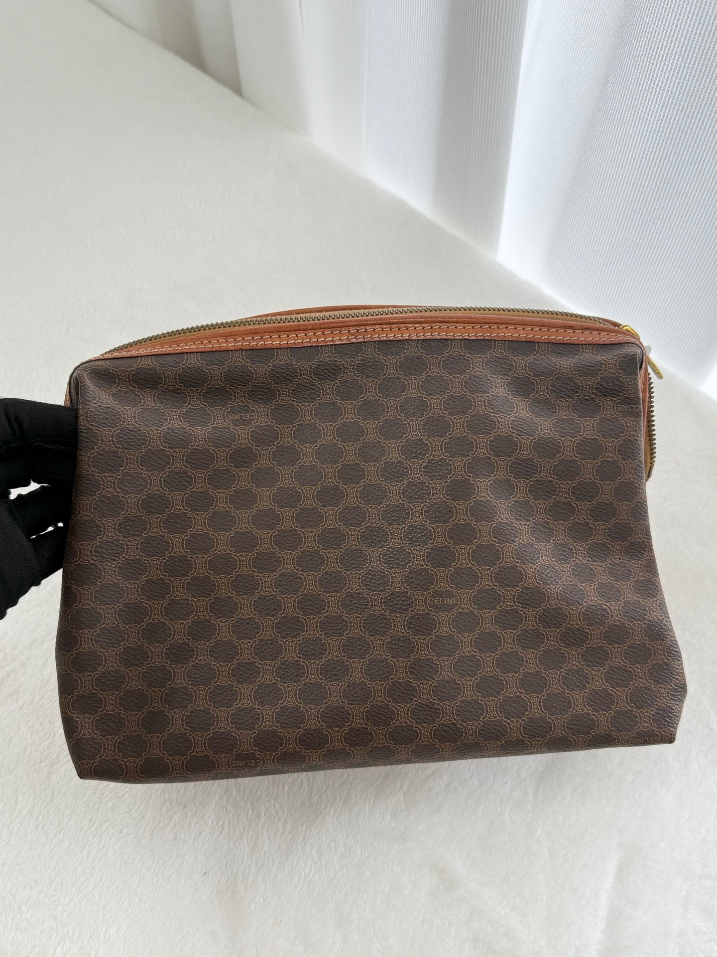 CELINE Macadam Make-up Handbag