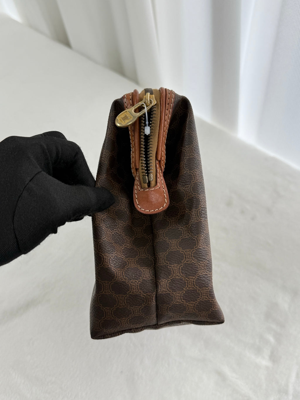 CELINE Macadam Make-up Handbag