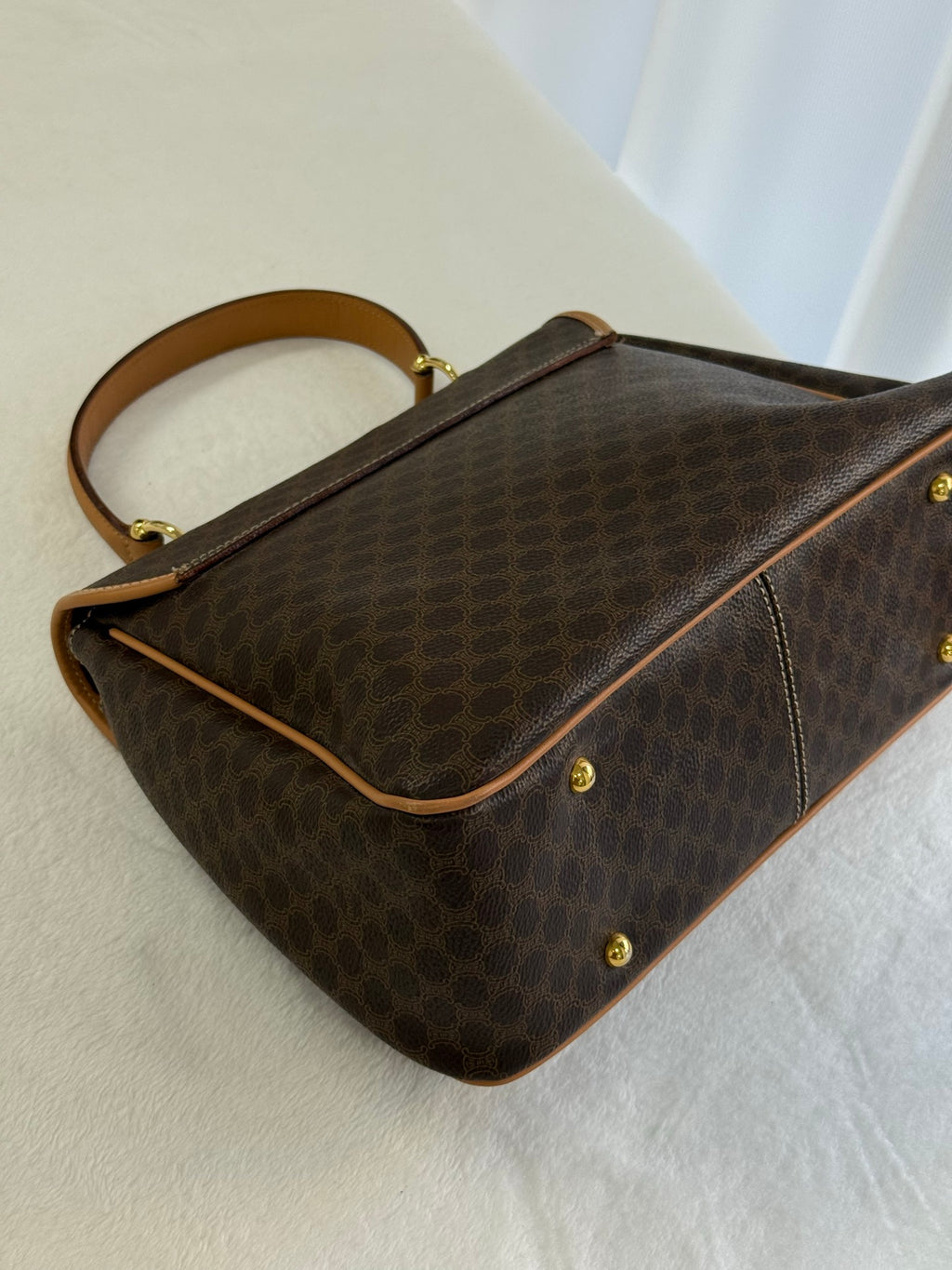 CELINE Macadam Kelly 2-way Handbag