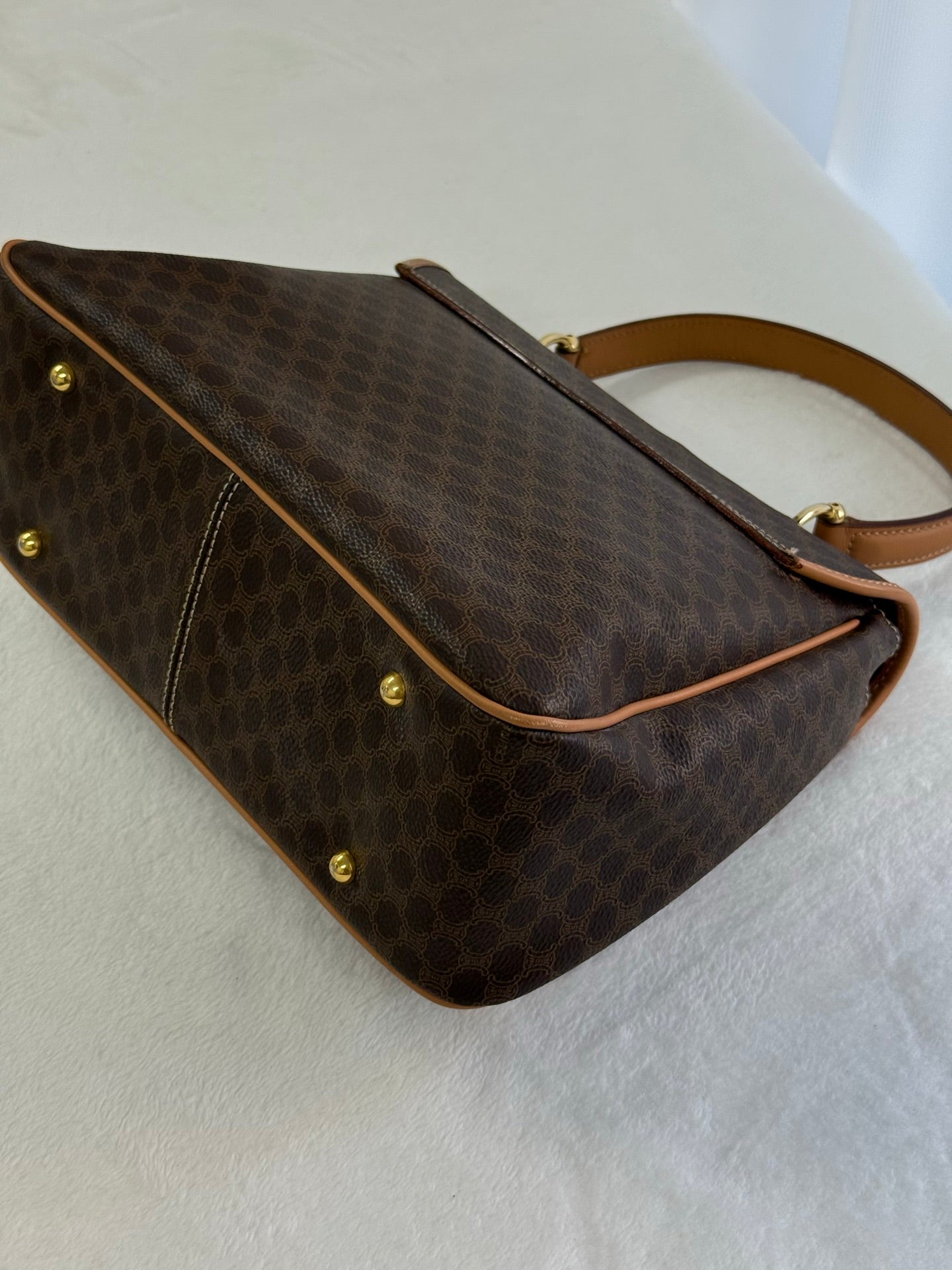 CELINE Macadam Kelly 2-way Handbag