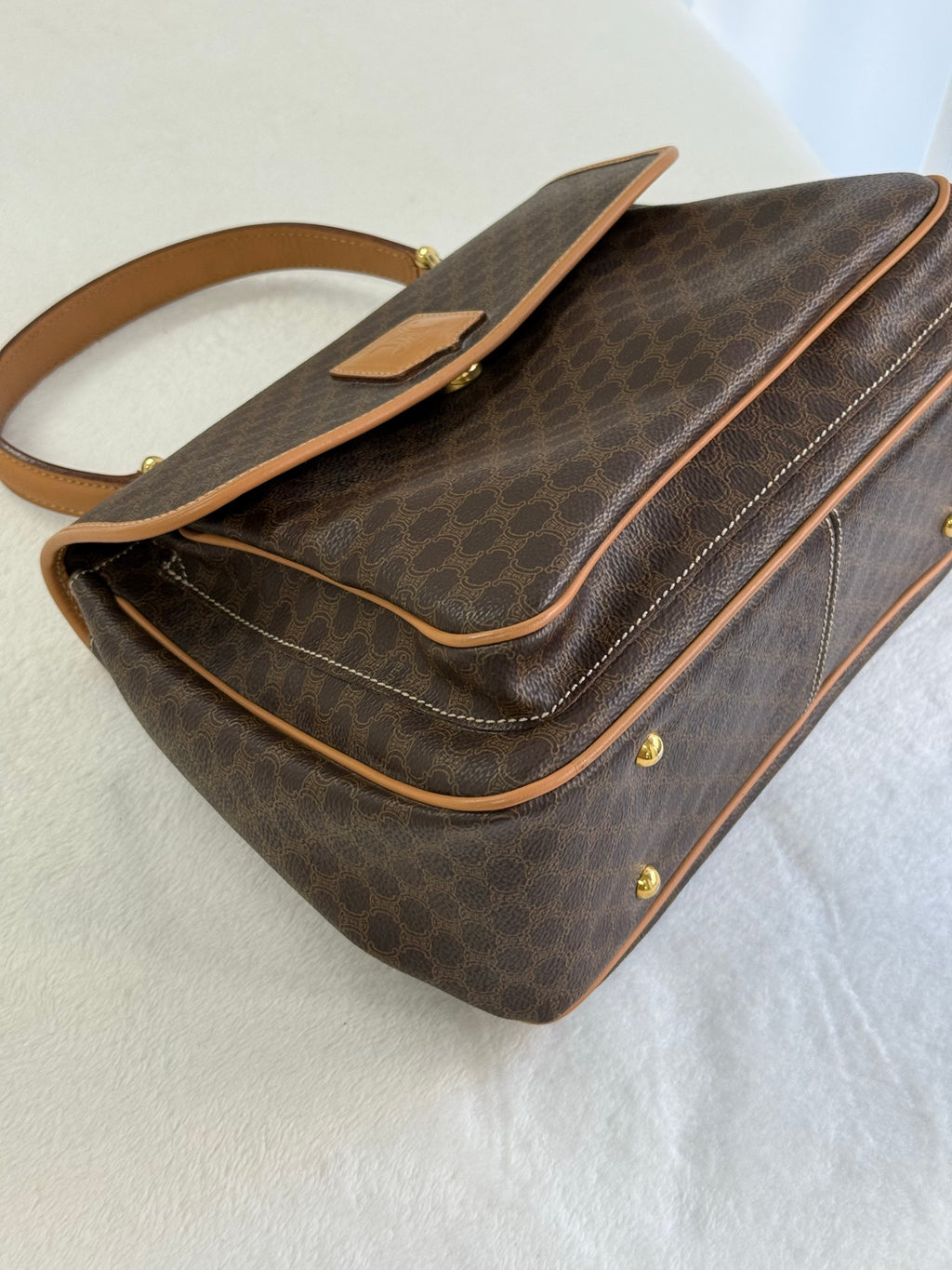 CELINE Macadam Kelly 2-way Handbag