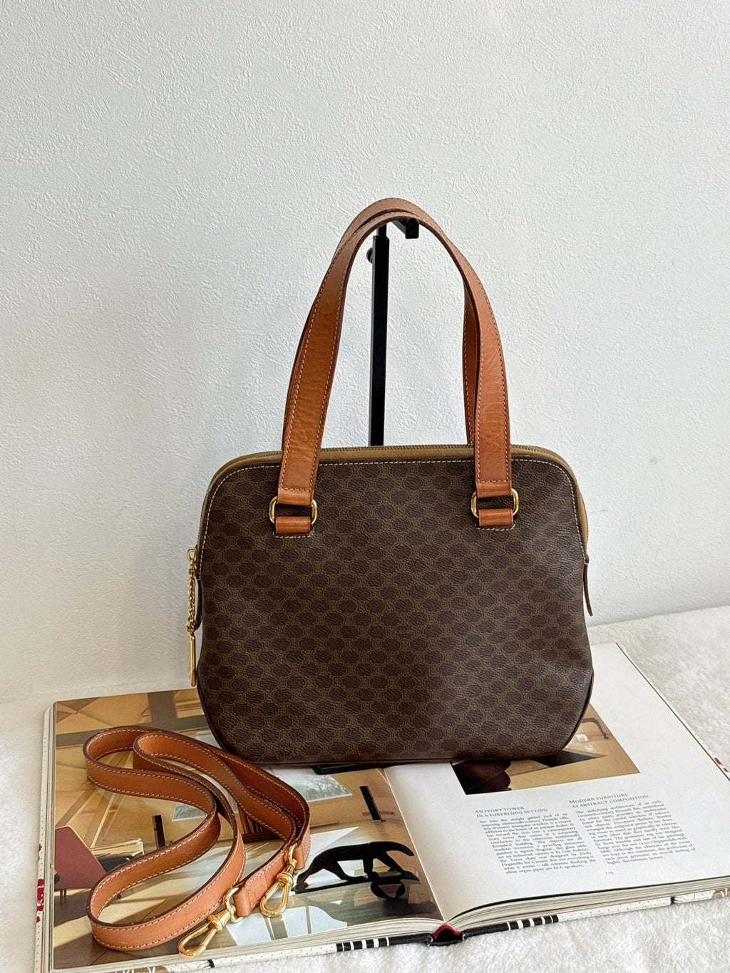 CELINE Macadam Handbag