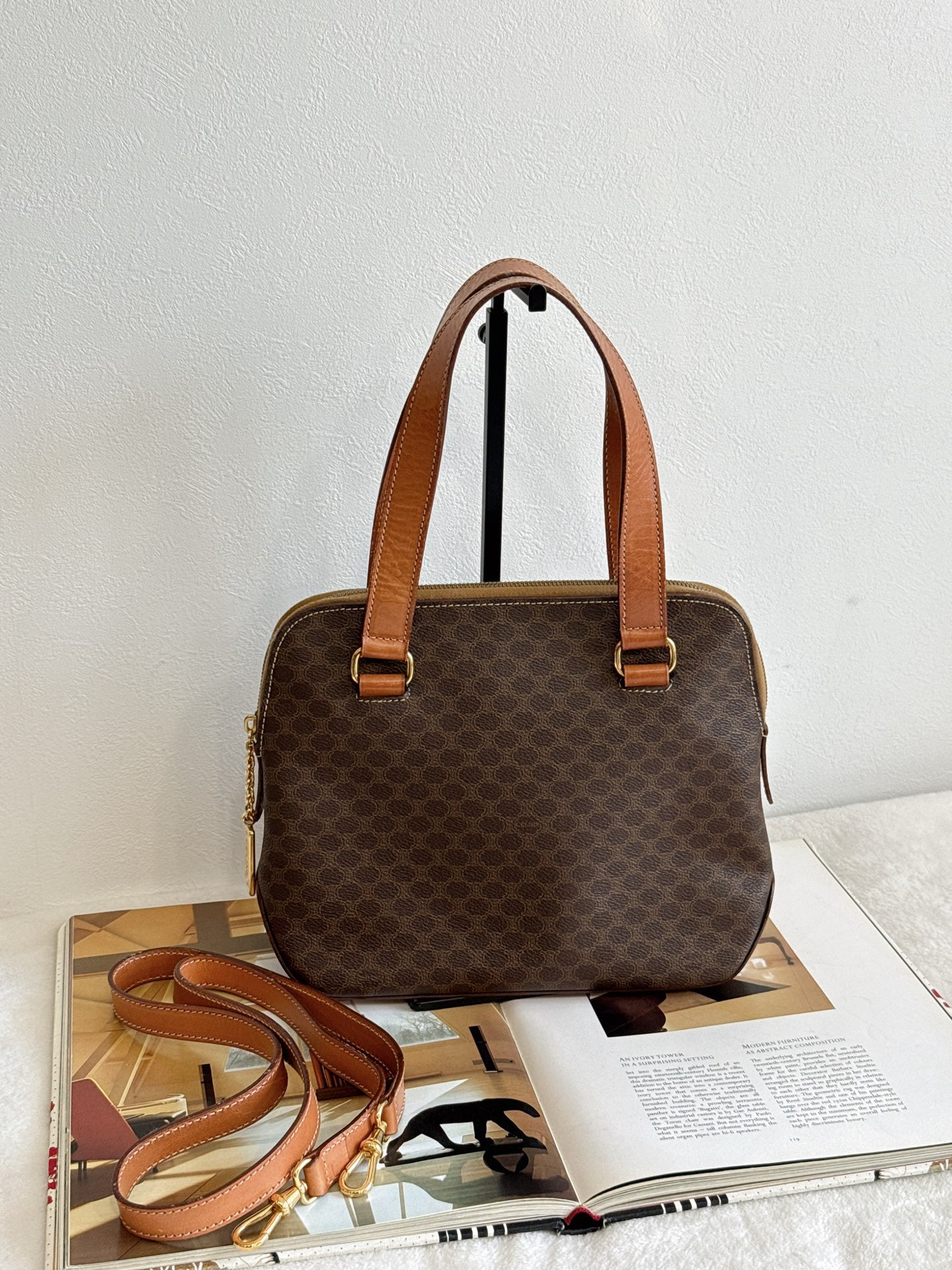 CELINE Macadam Handbag