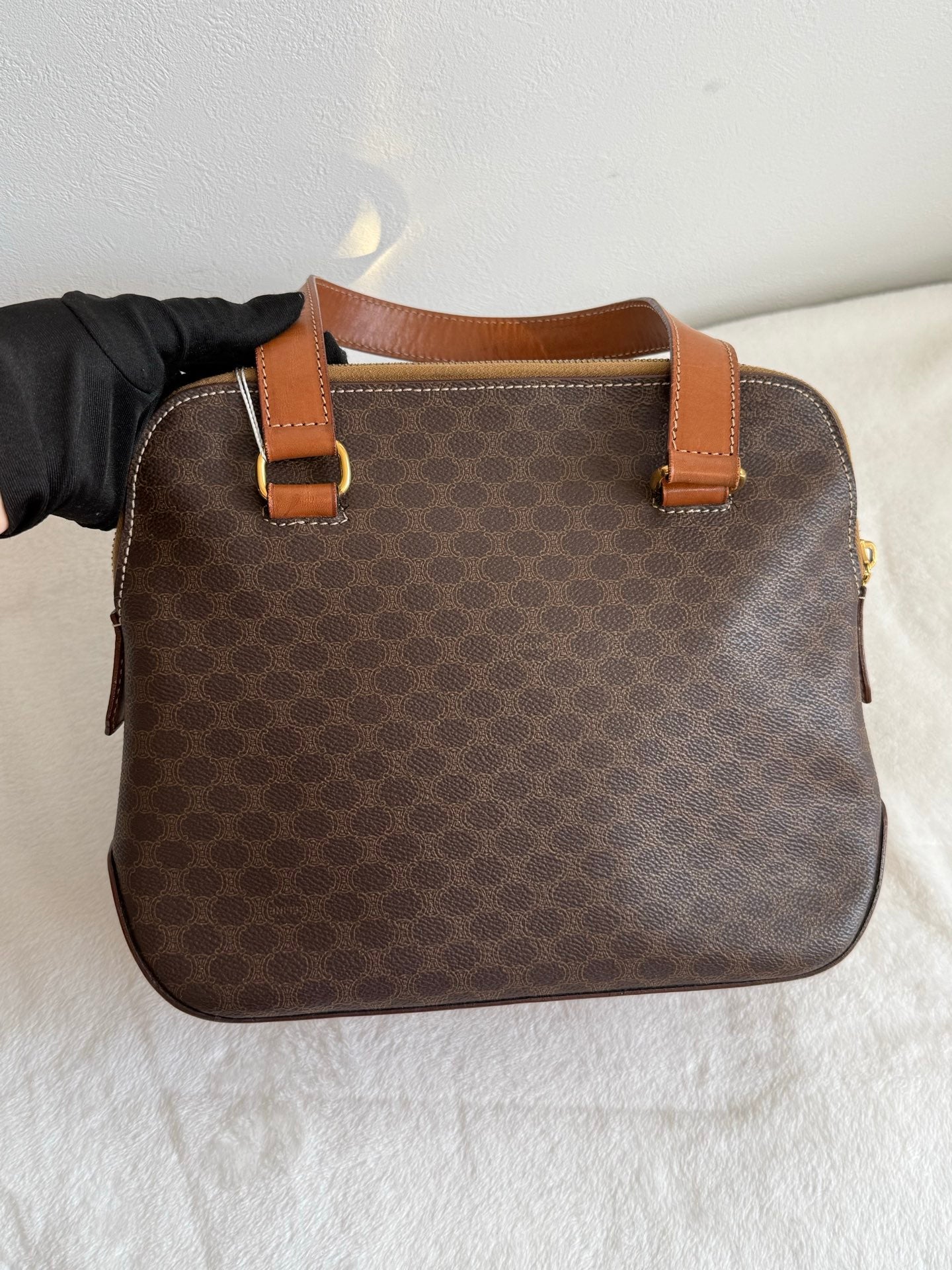 CELINE Macadam Handbag