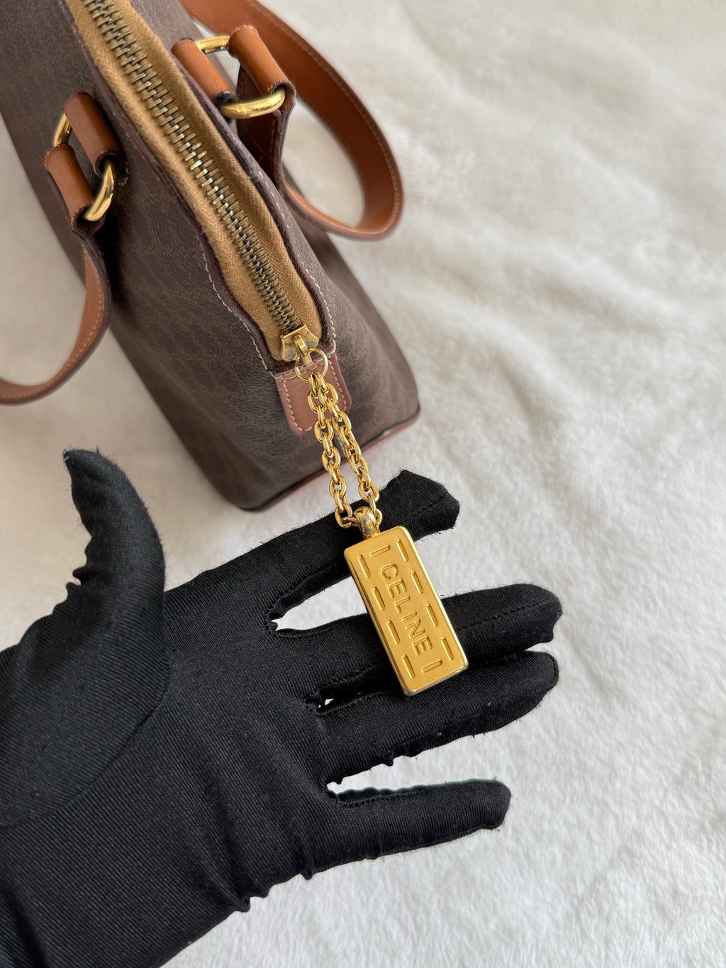 CELINE Macadam Handbag