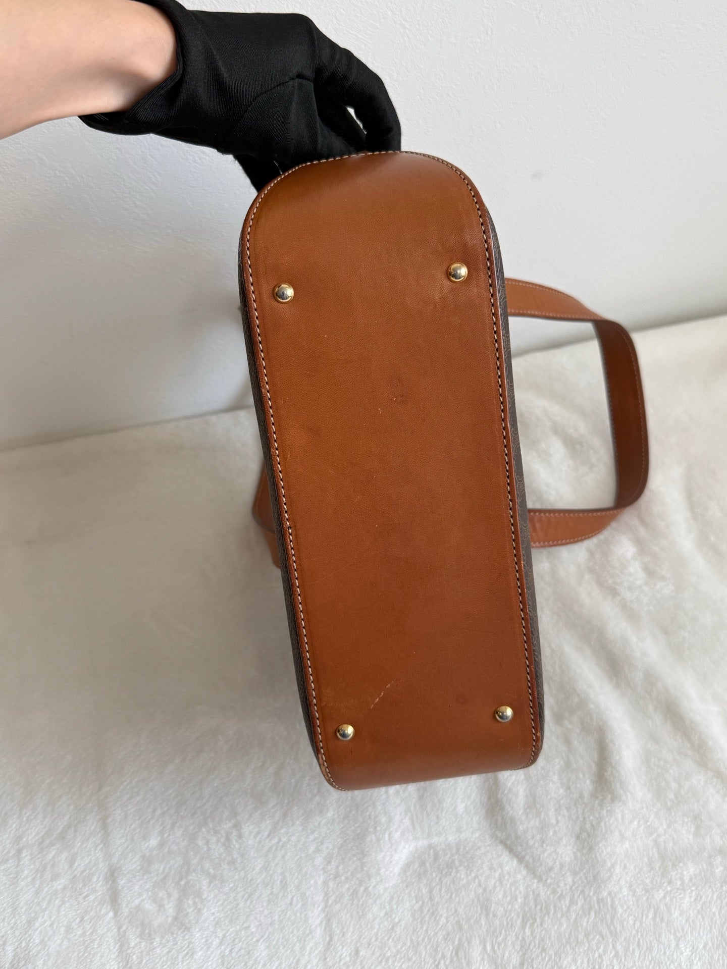 CELINE Macadam Handbag
