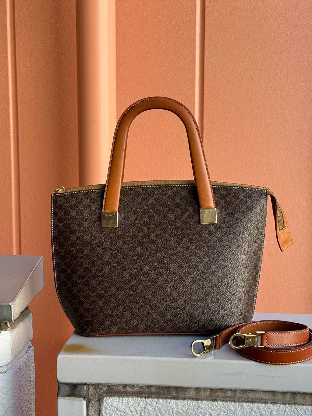CELINE Macadam 2-way Handbag