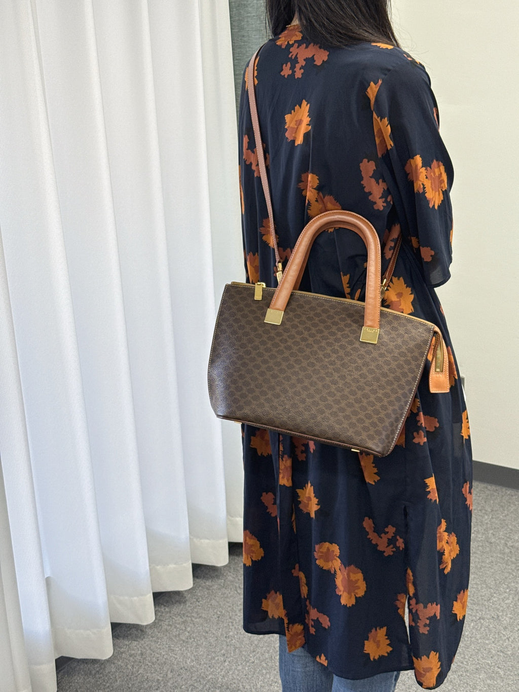CELINE Macadam 2-way Handbag
