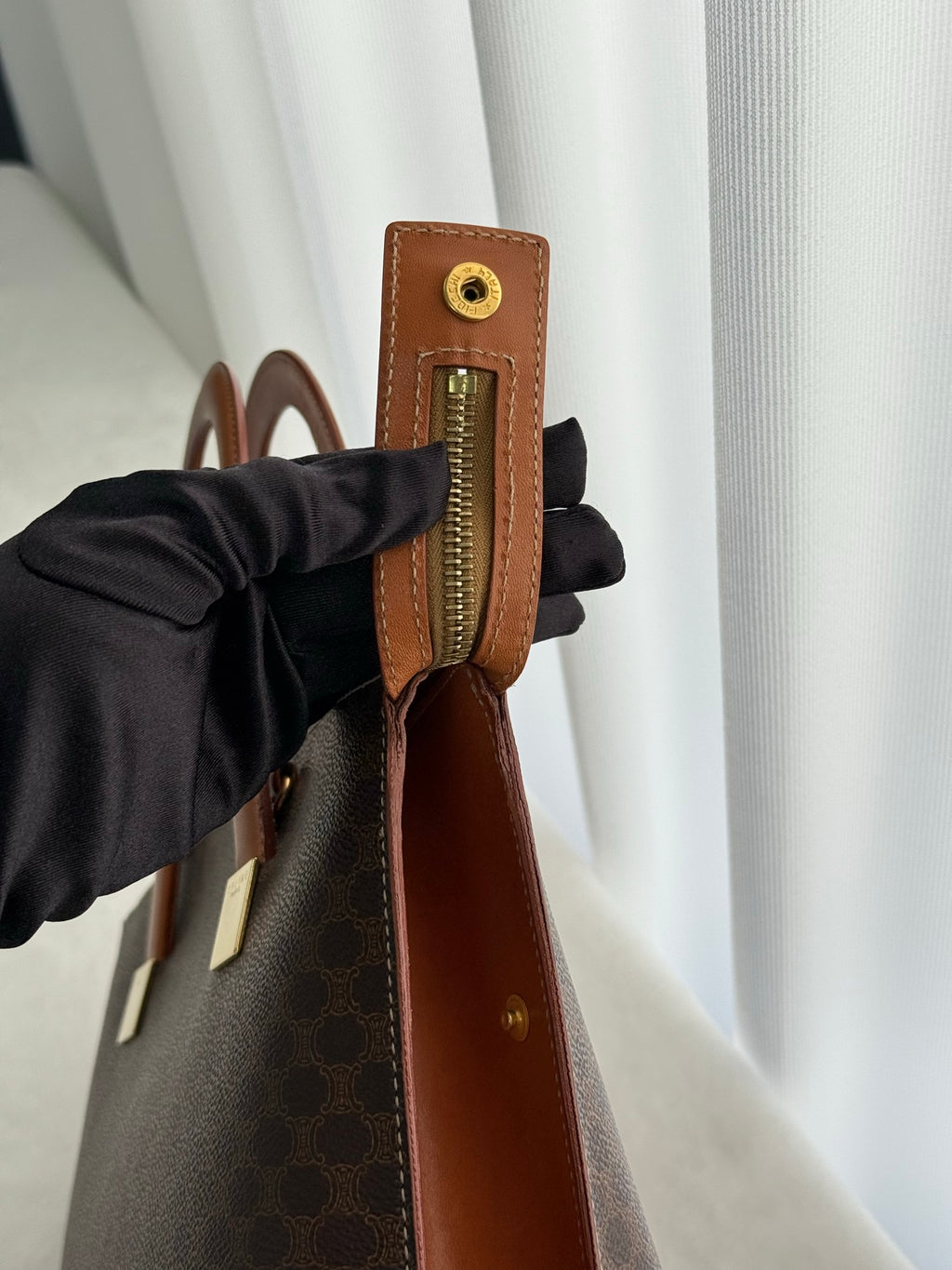 CELINE Macadam 2-way Handbag