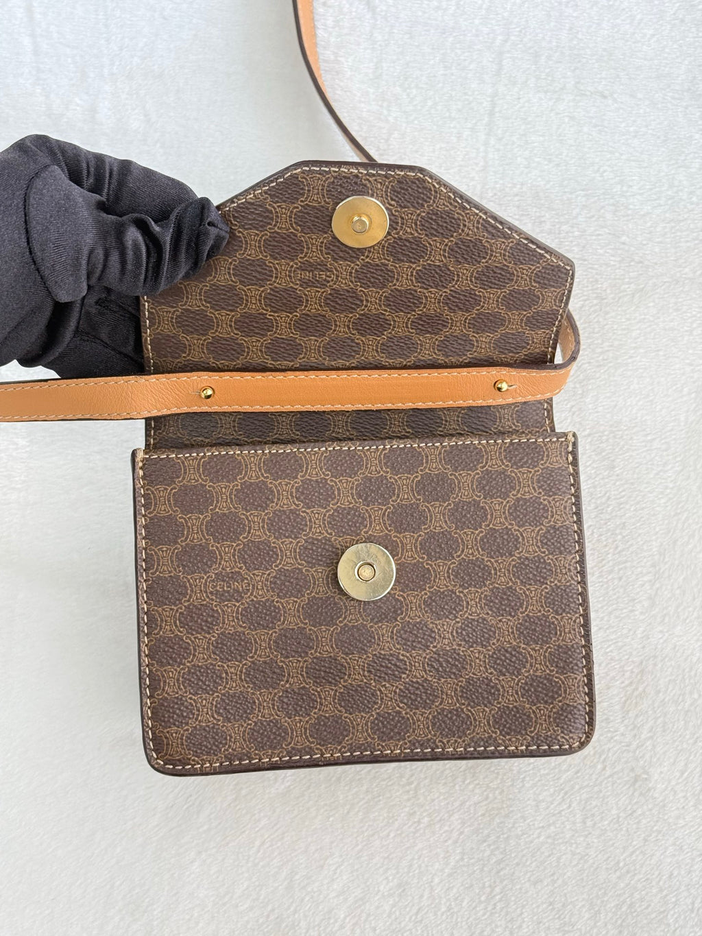CELINE Macadam Mini Box shoulder bag