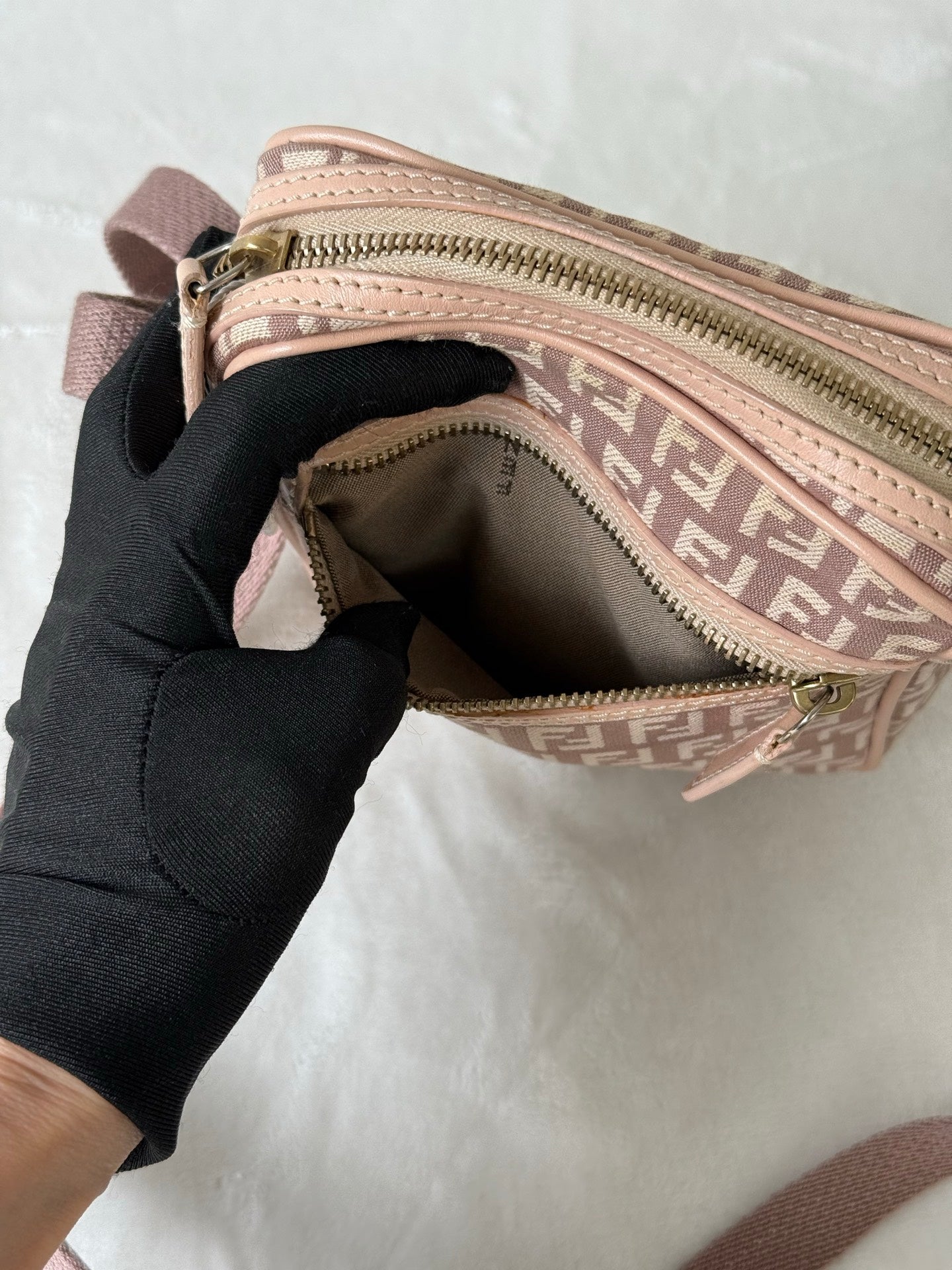FENDI Zucchino Mini Shoulder bag
