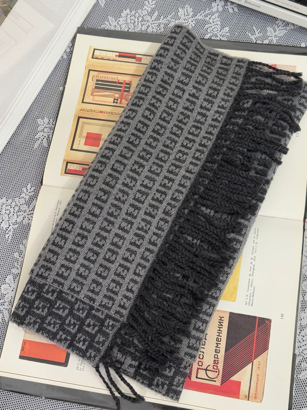 FENDI Zucchino Wool Scarf