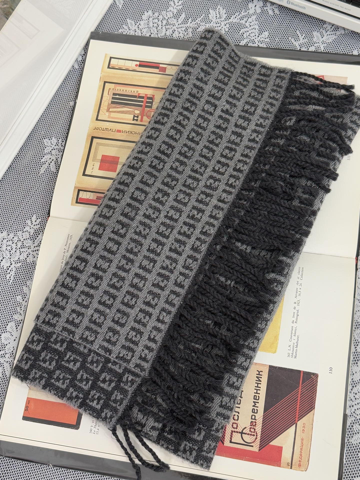 FENDI Zucchino Wool Scarf