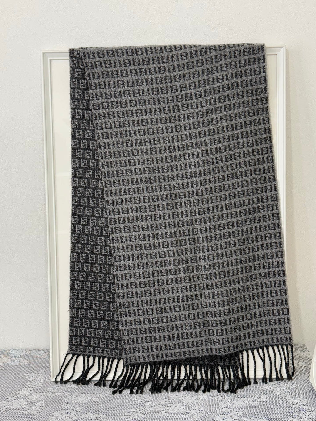 FENDI Zucchino Wool Scarf