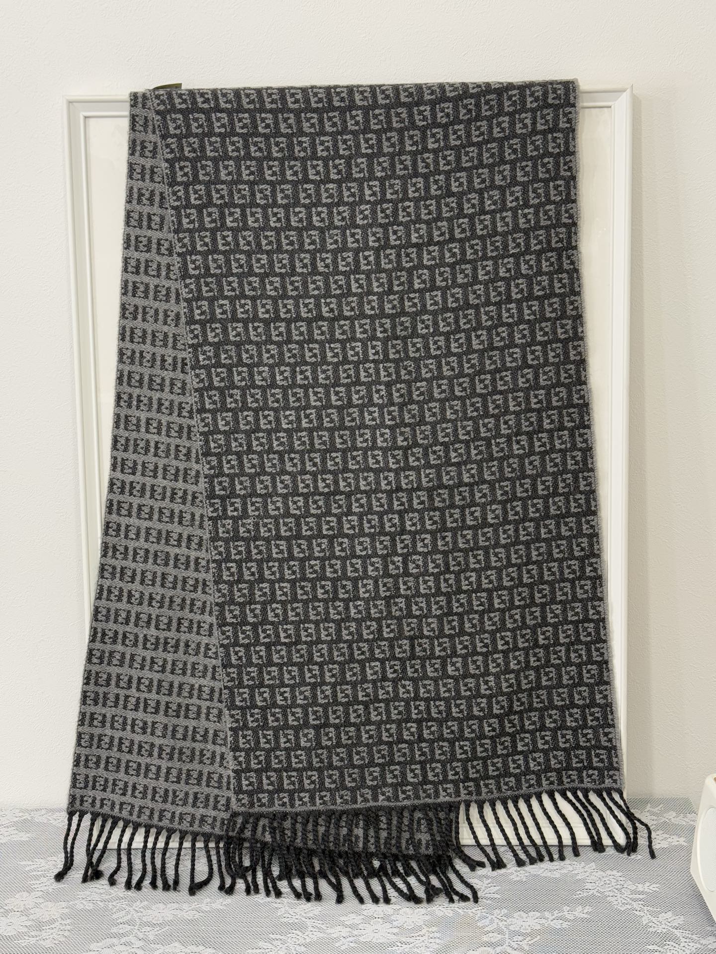 FENDI Zucchino Wool Scarf