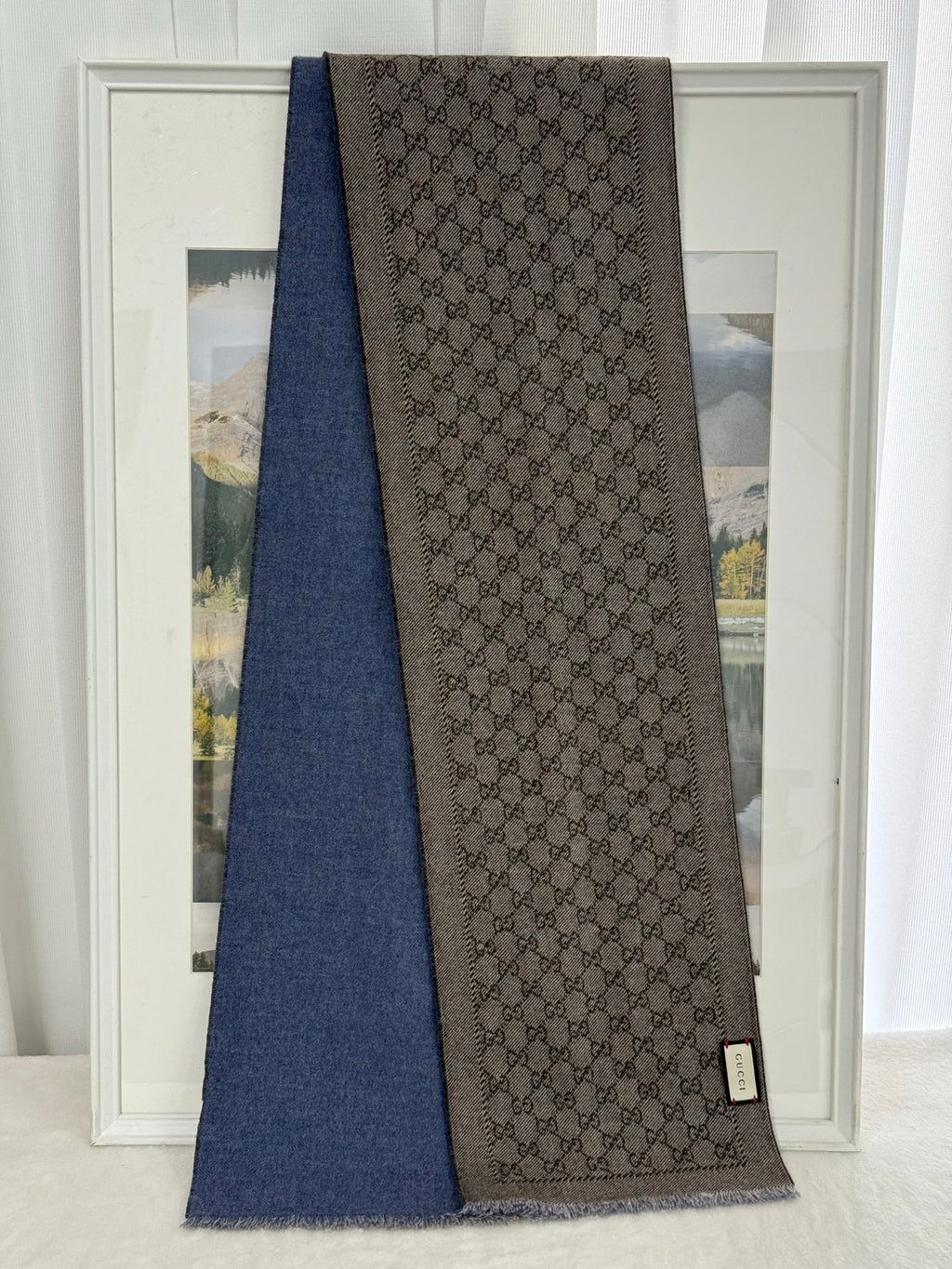 GUCCI Double-G Wool Scarf