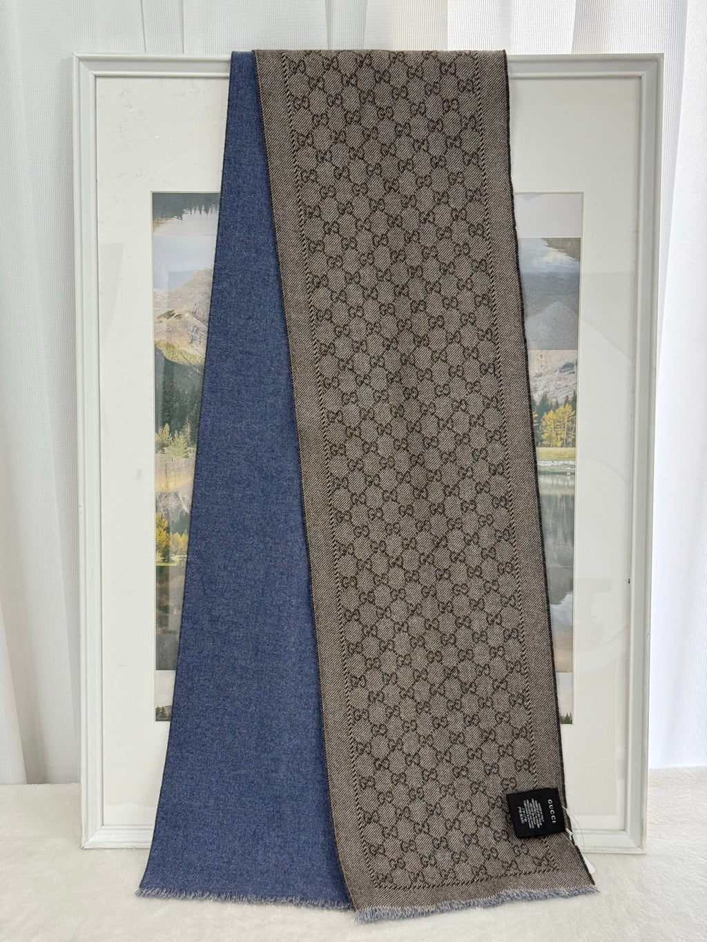 GUCCI Double-G Wool Scarf