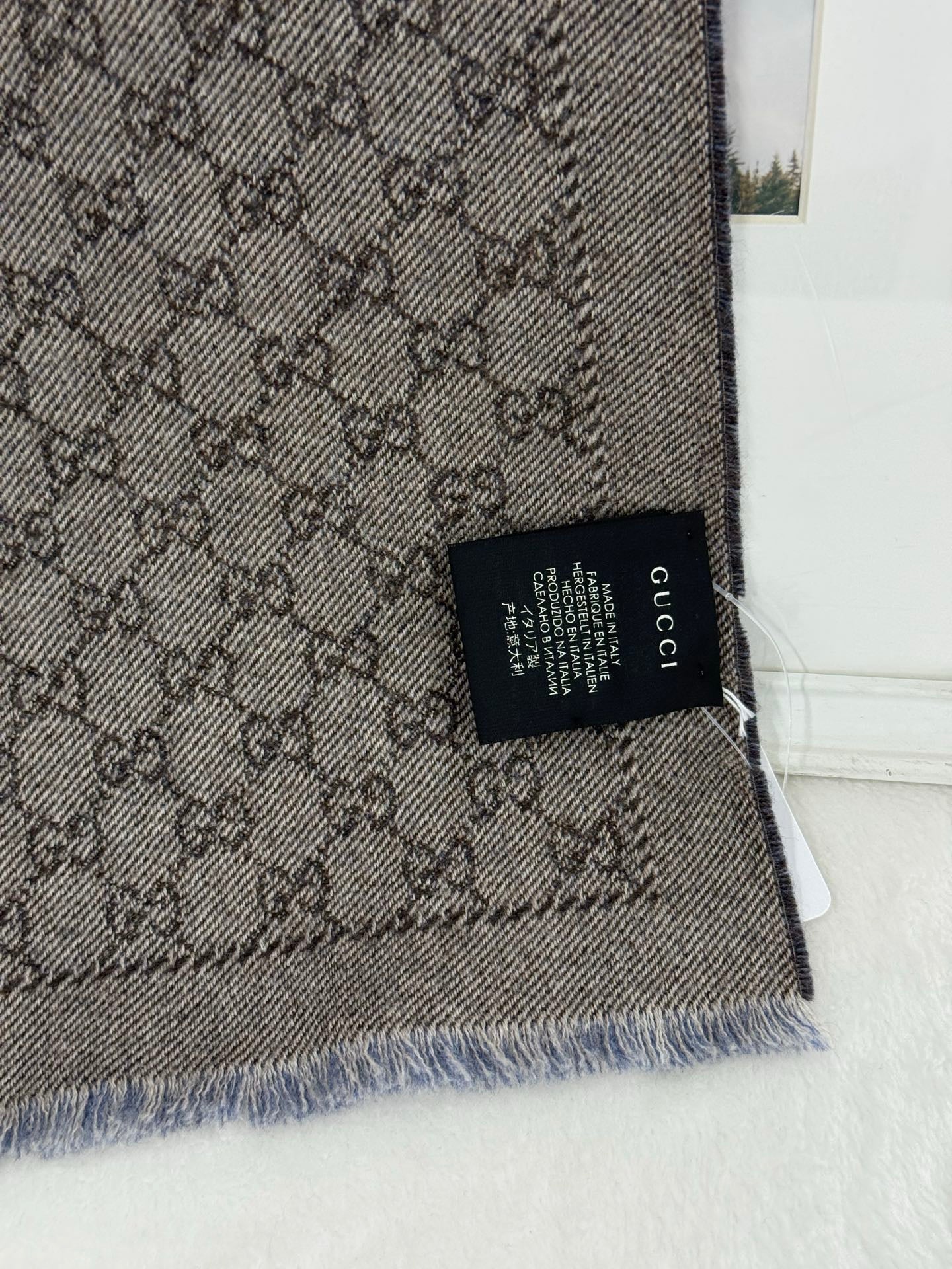 GUCCI Double-G Wool Scarf