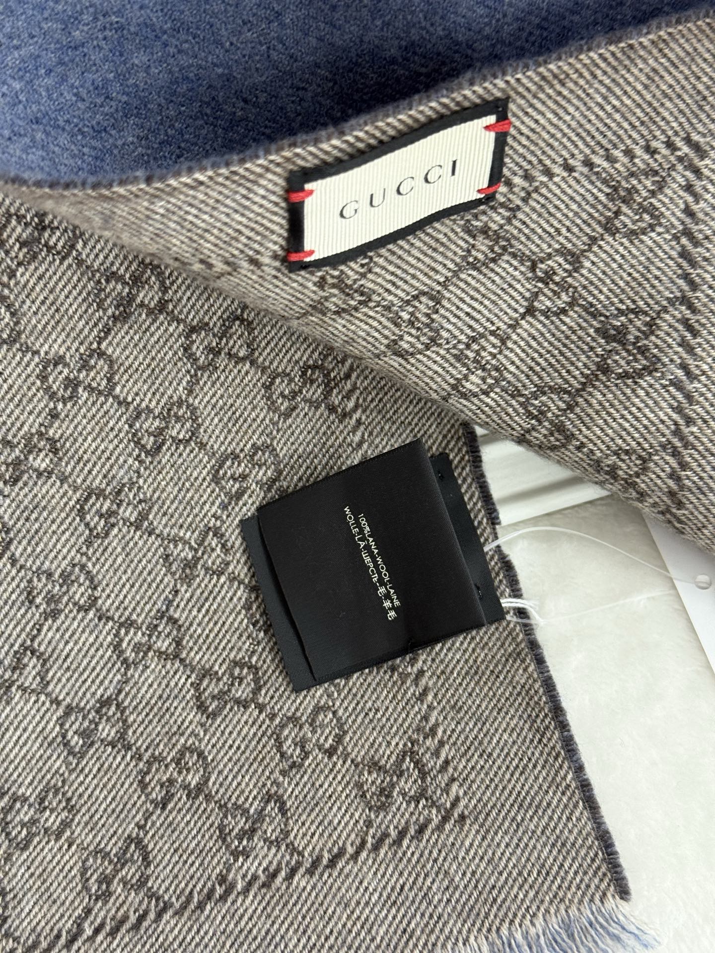 GUCCI Double-G Wool Scarf