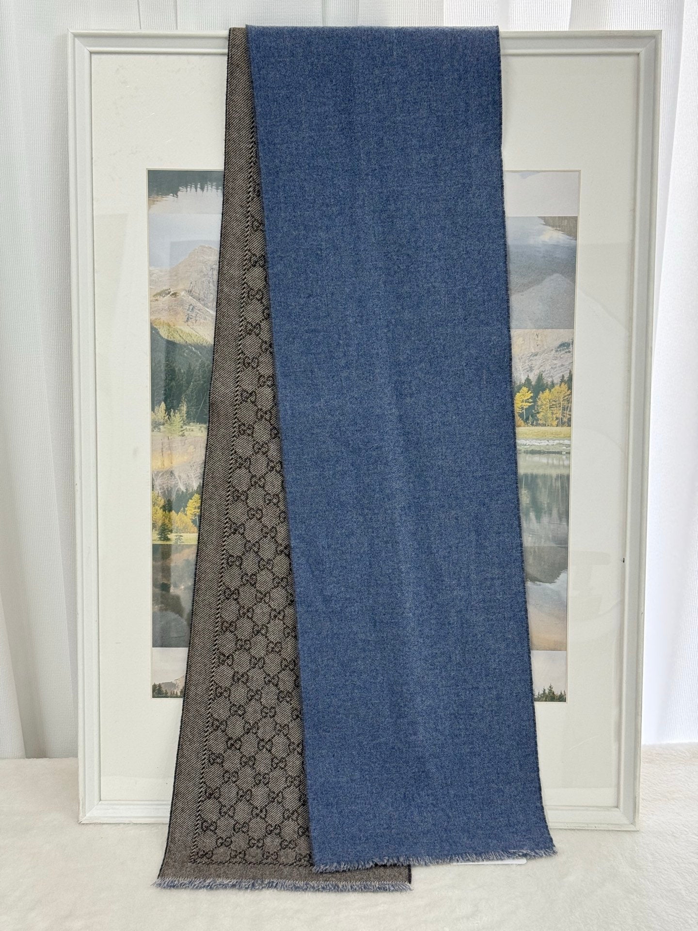 GUCCI Double-G Wool Scarf