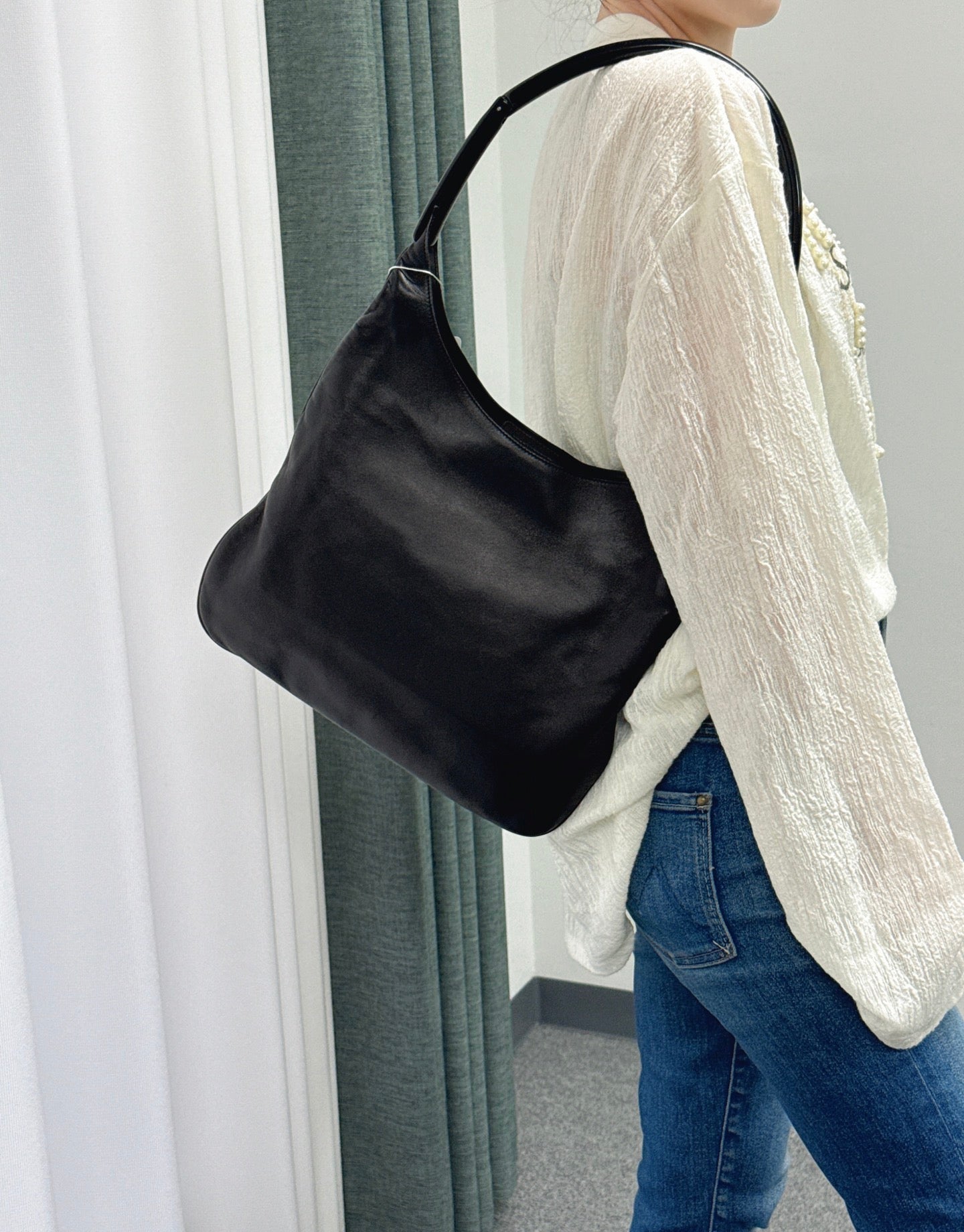 PRADA Leather Shoulder Bag