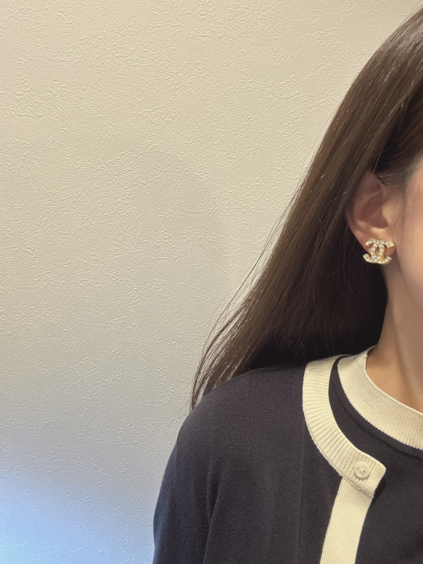CHANEL Clip on Earrings