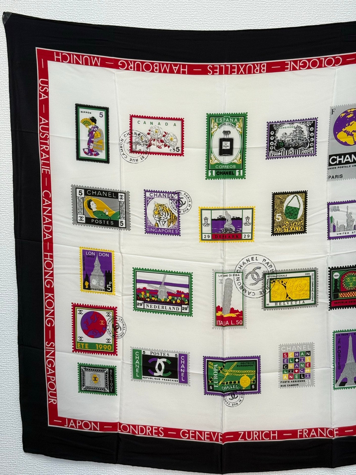 CHANEL Scarf Stamps