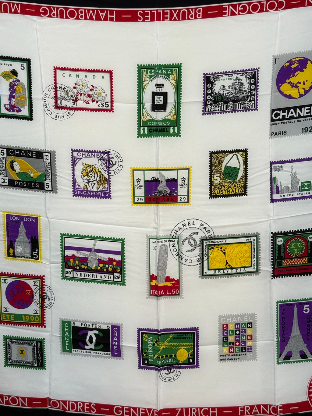 CHANEL Scarf Stamps