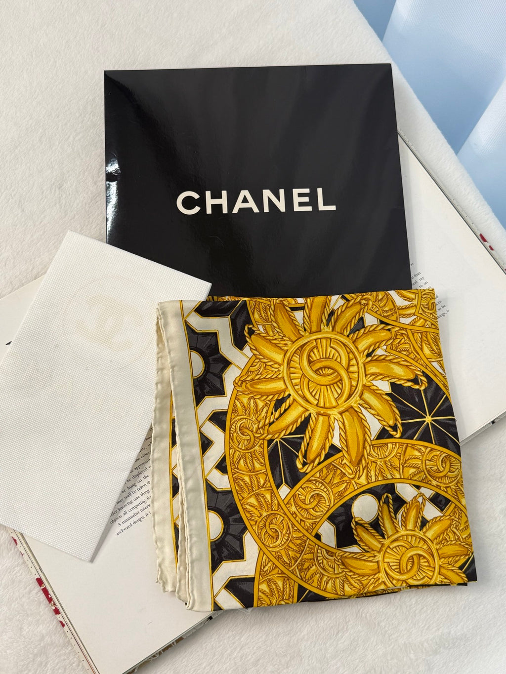 CHANEL Cococ Mark Scarf