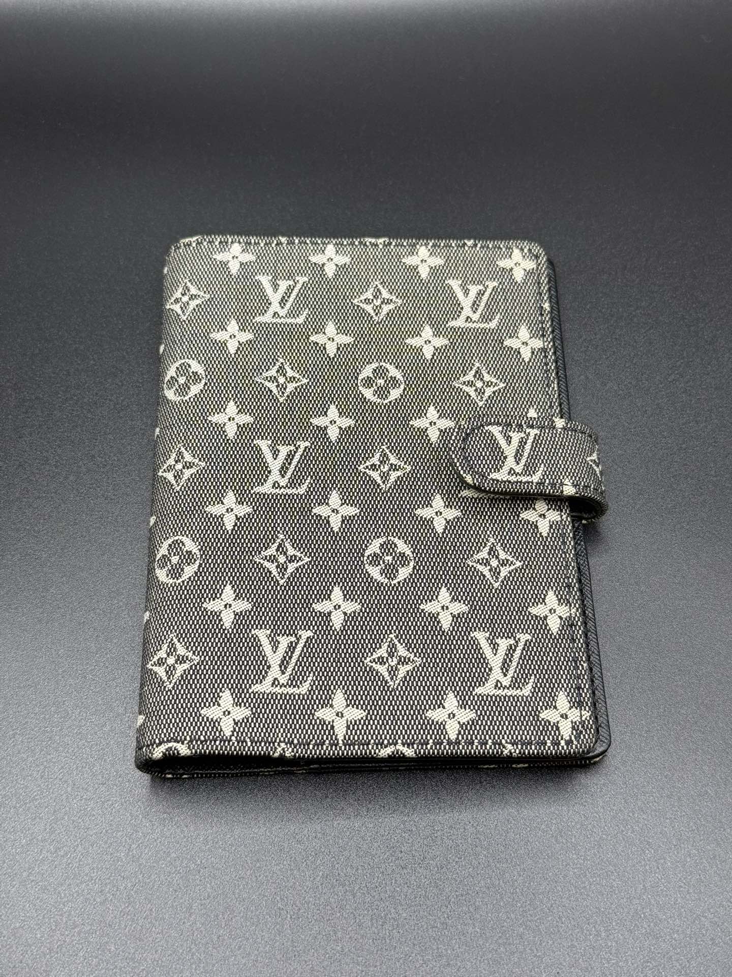 LOUIS VUITTON Monogram Mini Lin Small Ring Agenda Cover