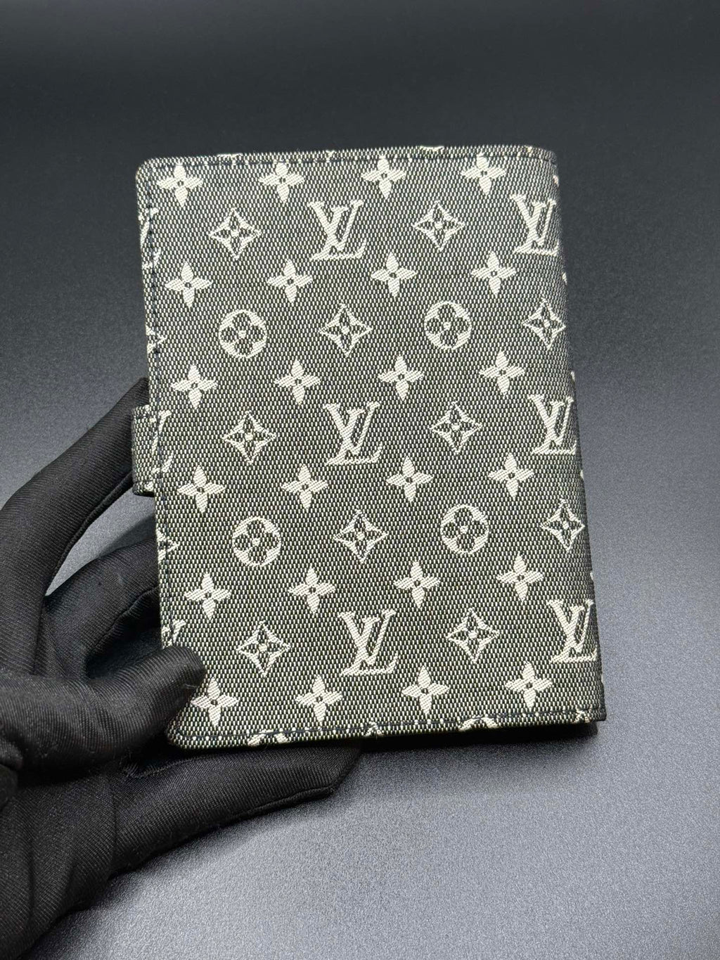 LOUIS VUITTON Monogram Mini Lin Small Ring Agenda Cover