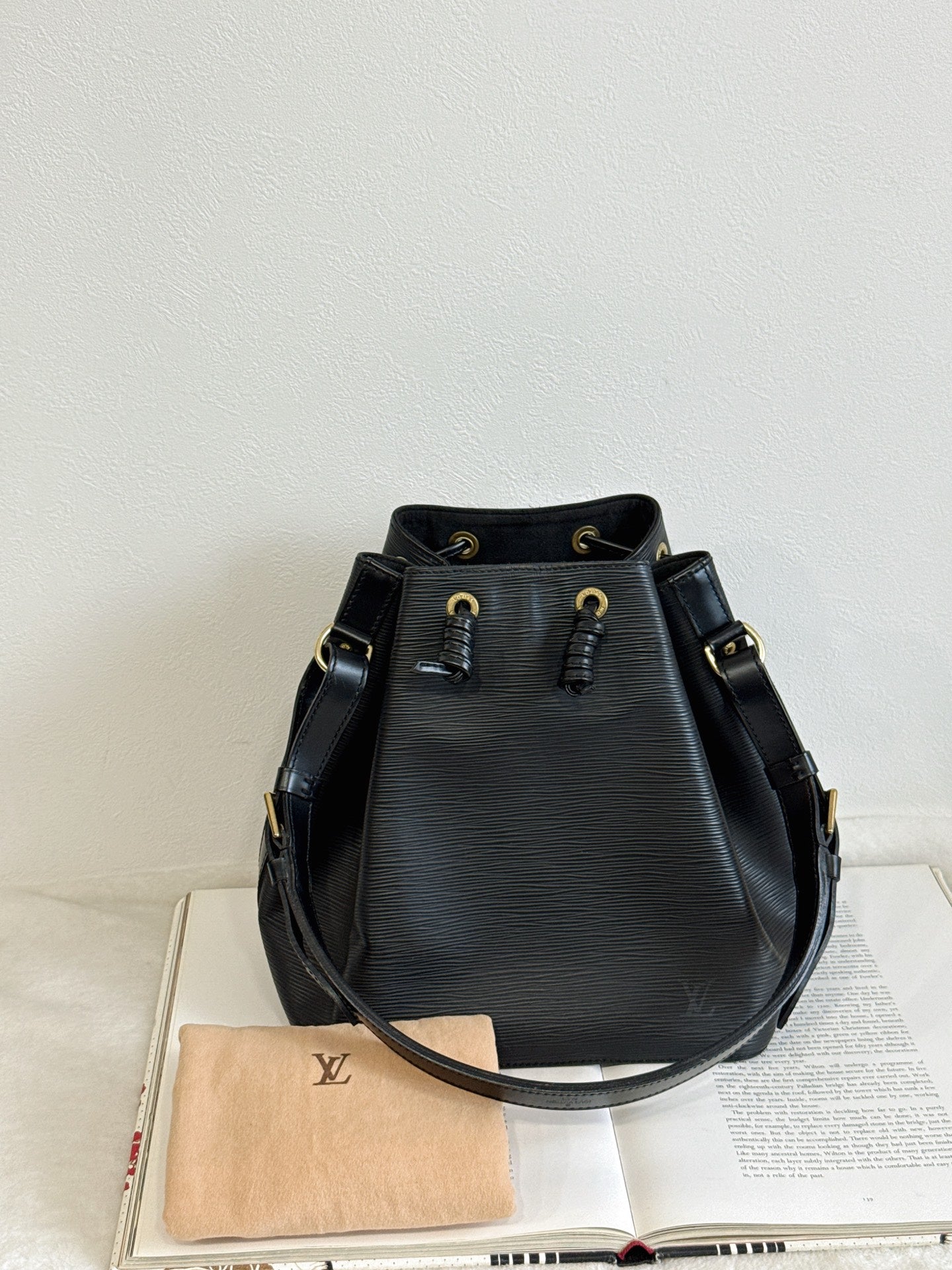 LOUIS VUITTON Epi Noe Bucket Bag