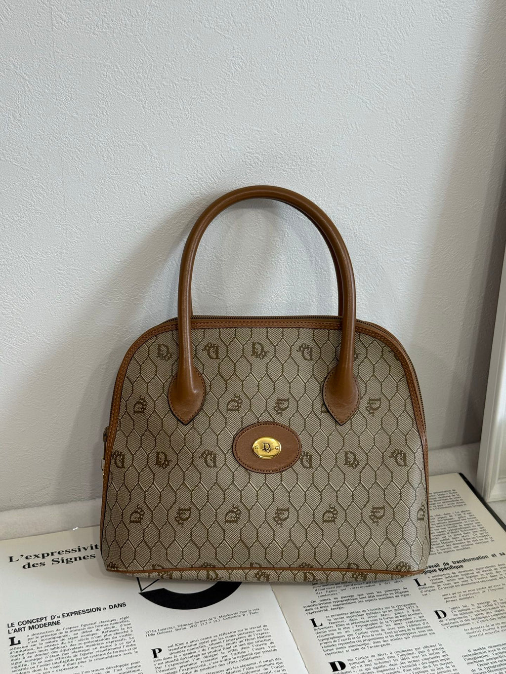 DIOR D'Oblique Pre-loved Handbag