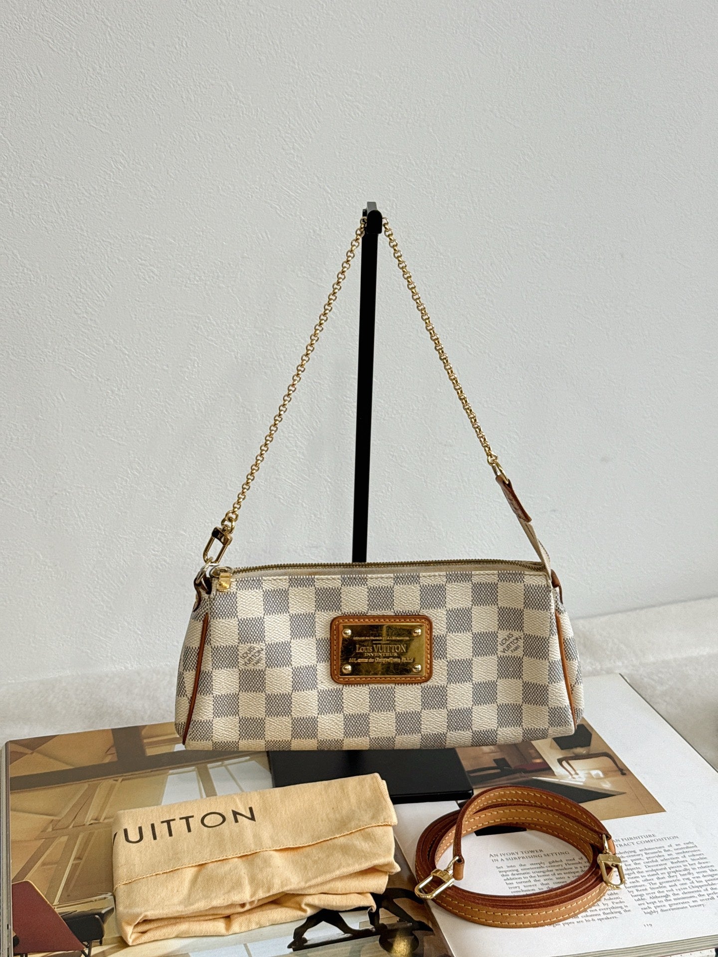 LOUIS VUITTON Damier 2-way Pre-loved Bag